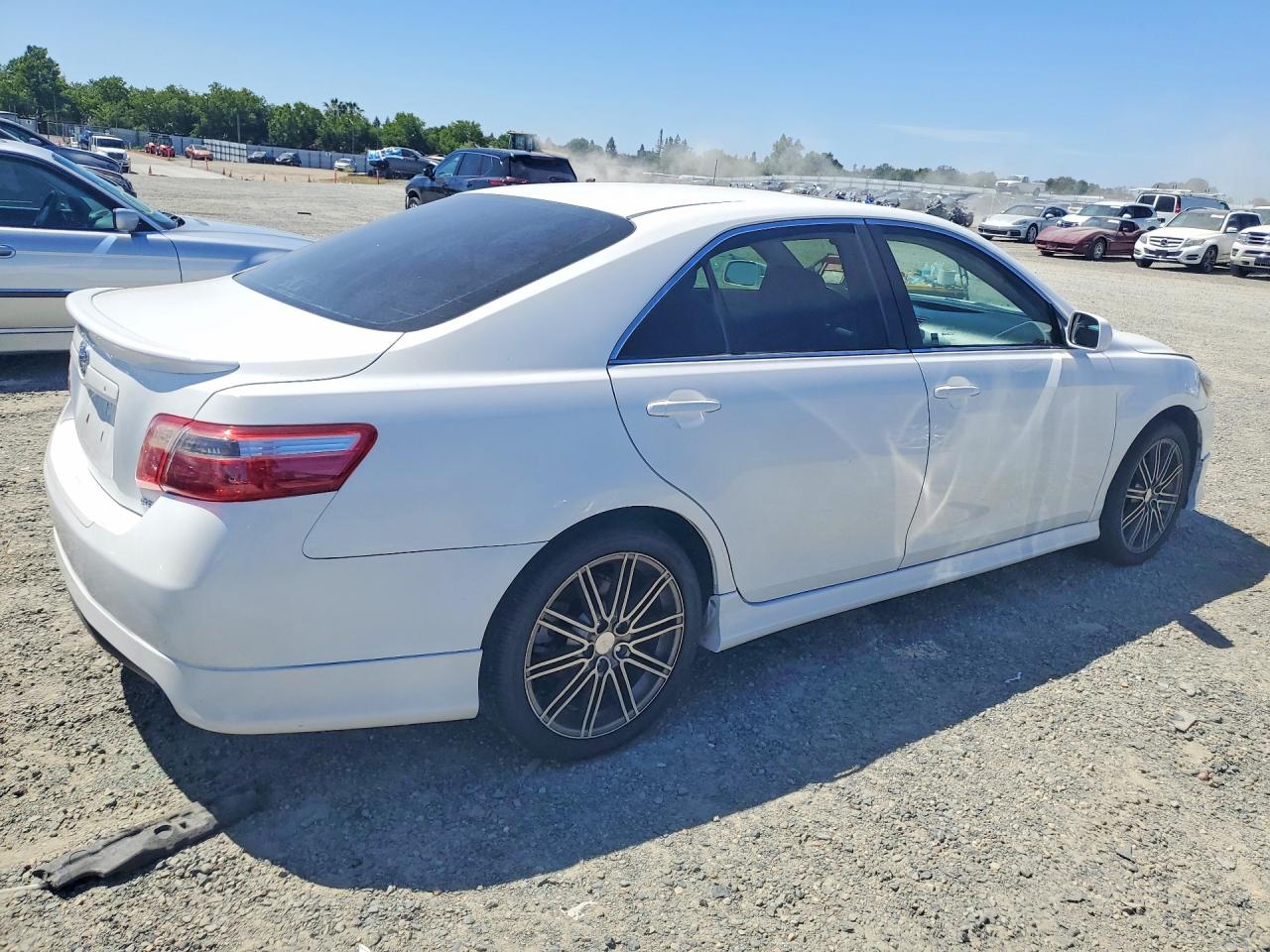 2007 Toyota Camry Se Белый vin: 4T1BE46K47U722483