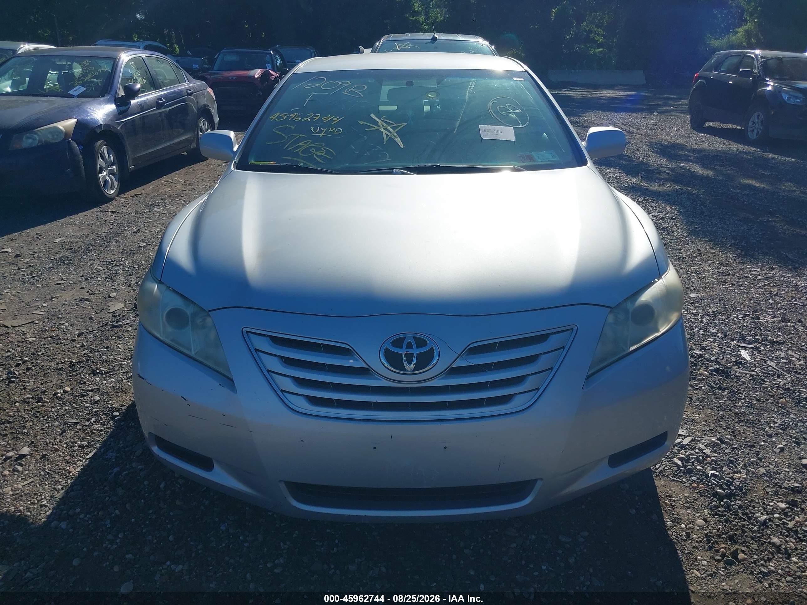 2007 Toyota Camry Le Серебряный vin: 4T1BE46K47U724007