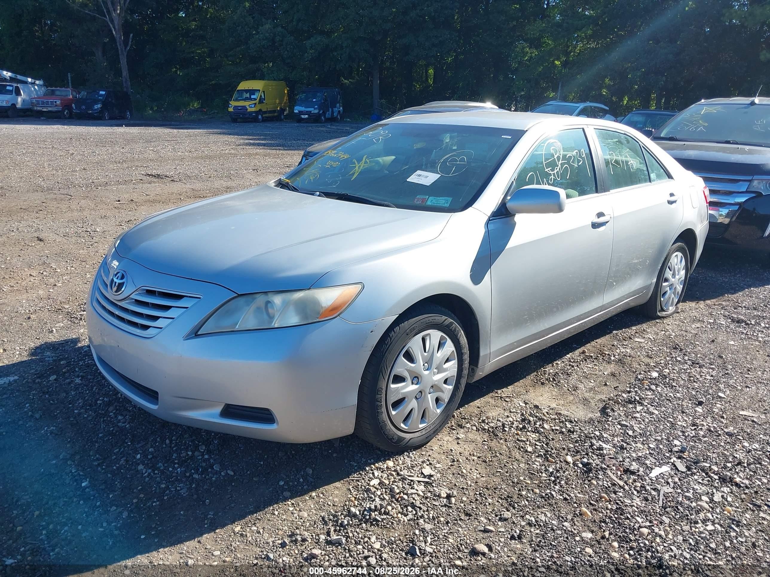 2007 Toyota Camry Le Серебряный vin: 4T1BE46K47U724007