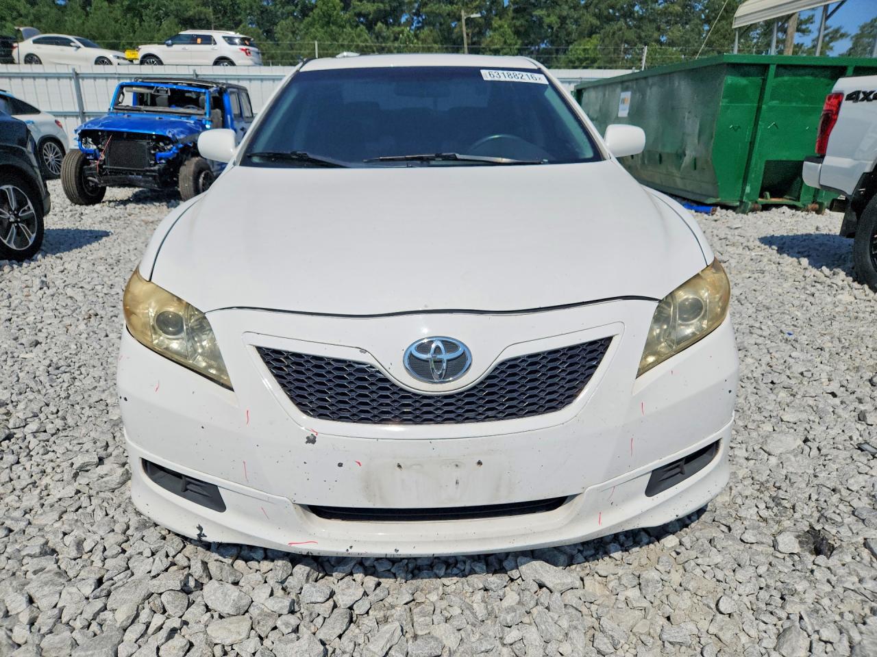 2008 Toyota Camry Se White vin: 4T1BE46K48U742475