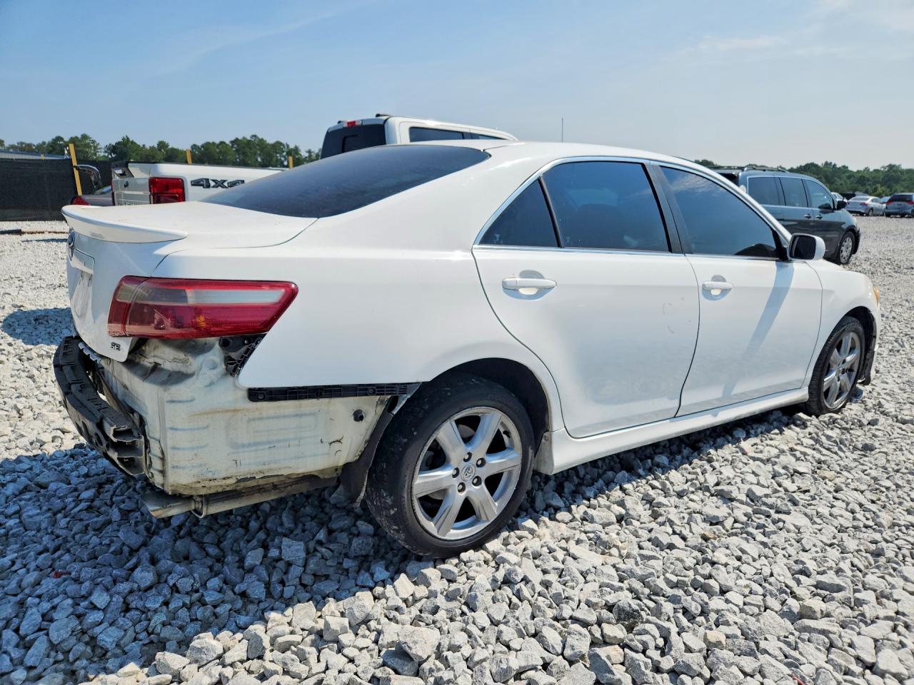2008 Toyota Camry Se White vin: 4T1BE46K48U742475