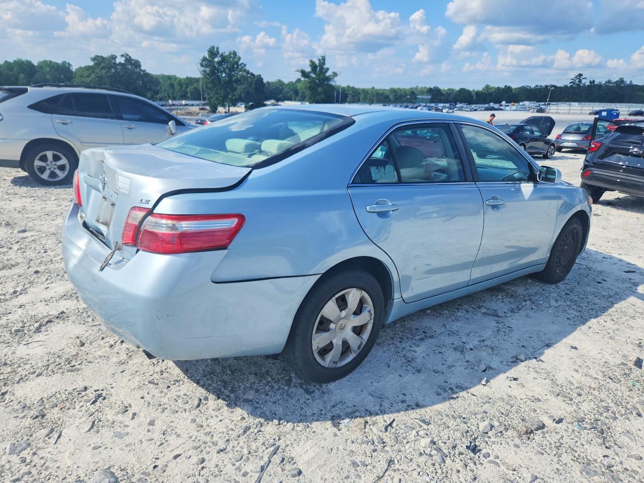 2008 Toyota Camry Le Blue vin: 4T1BE46K48U753380