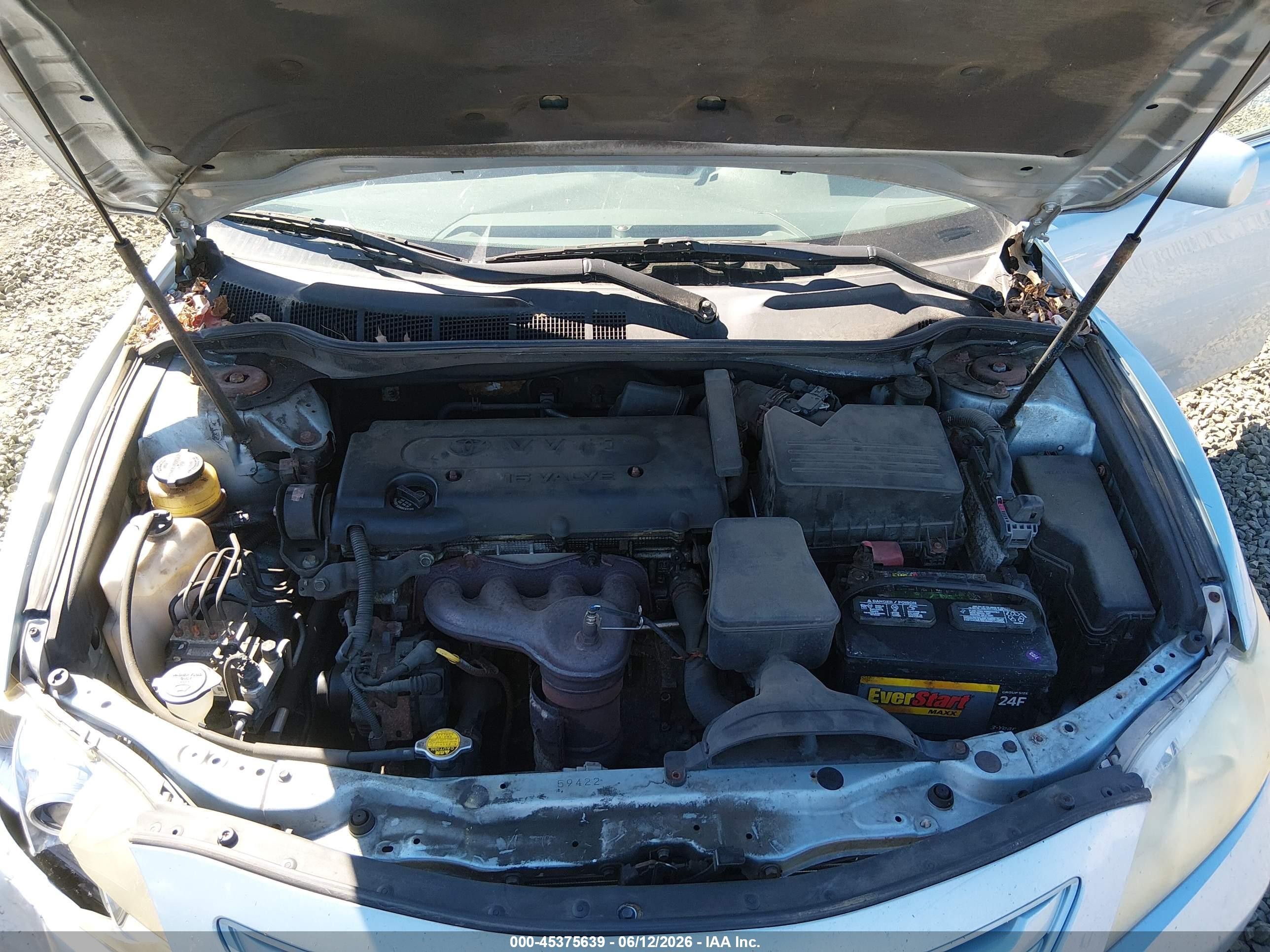 2008 Toyota Camry Le Light Blue vin: 4T1BE46K48U765240