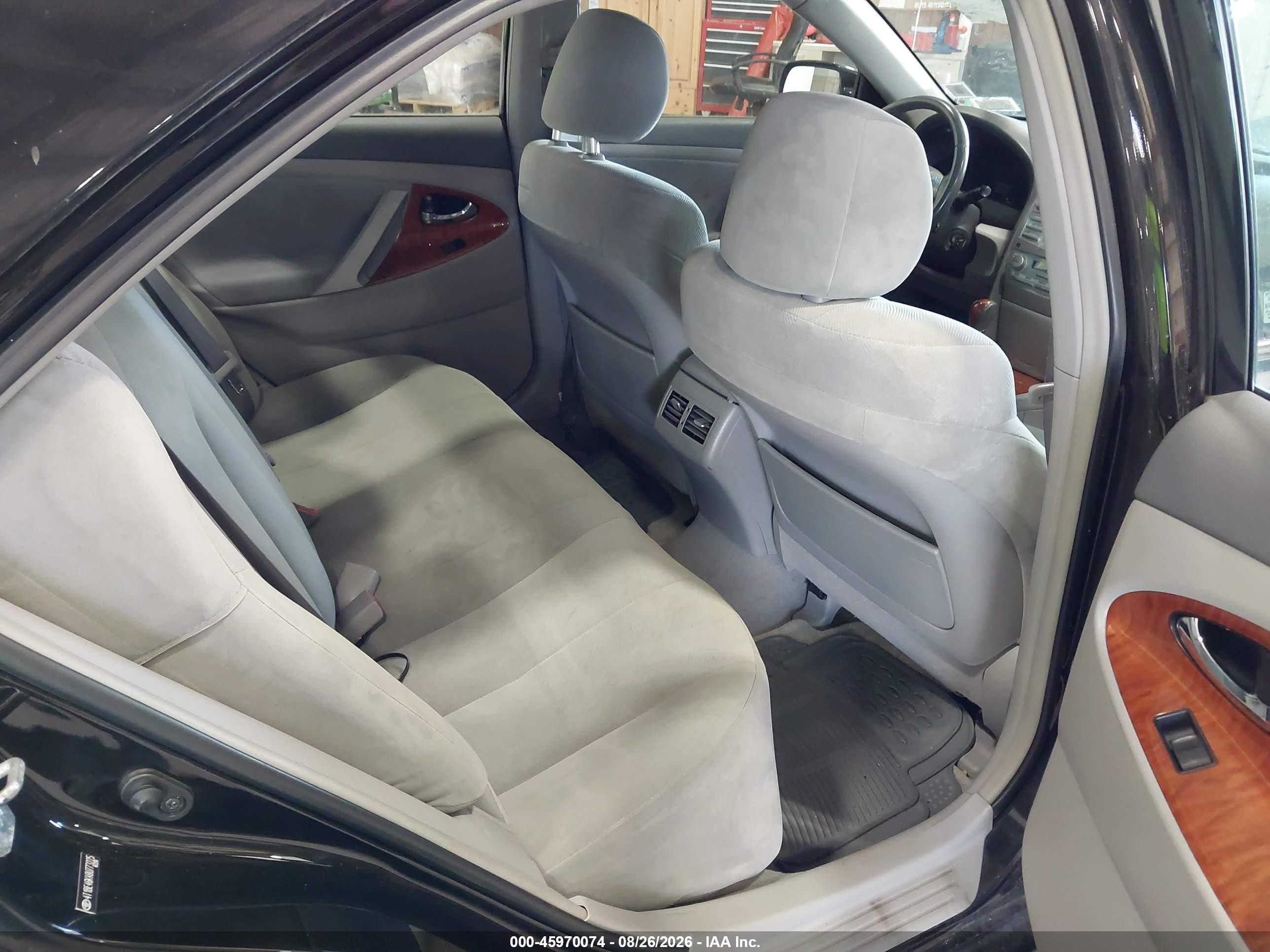 2008 Toyota Camry Xle Black vin: 4T1BE46K48U773225