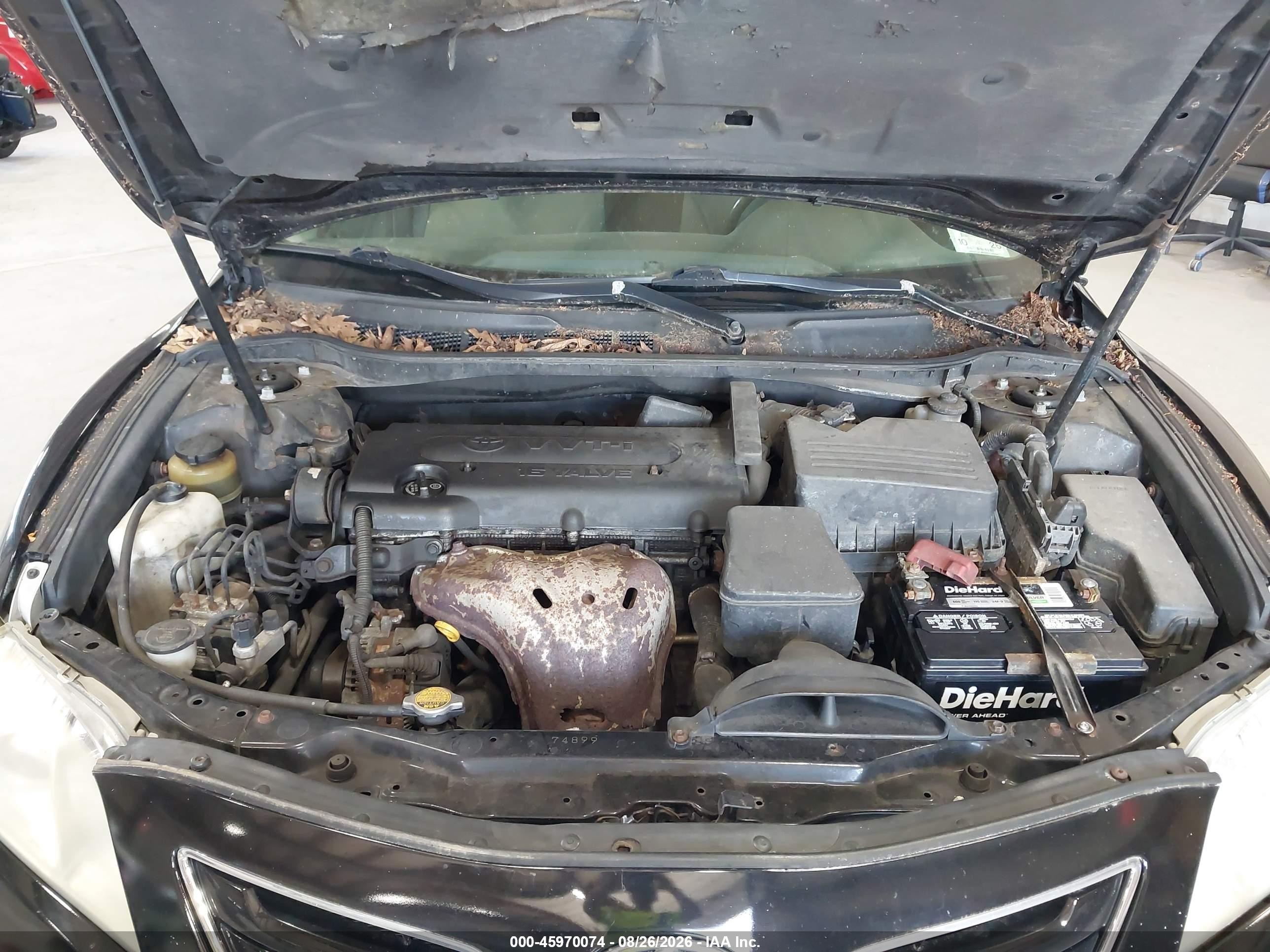 2008 Toyota Camry Xle Black vin: 4T1BE46K48U773225