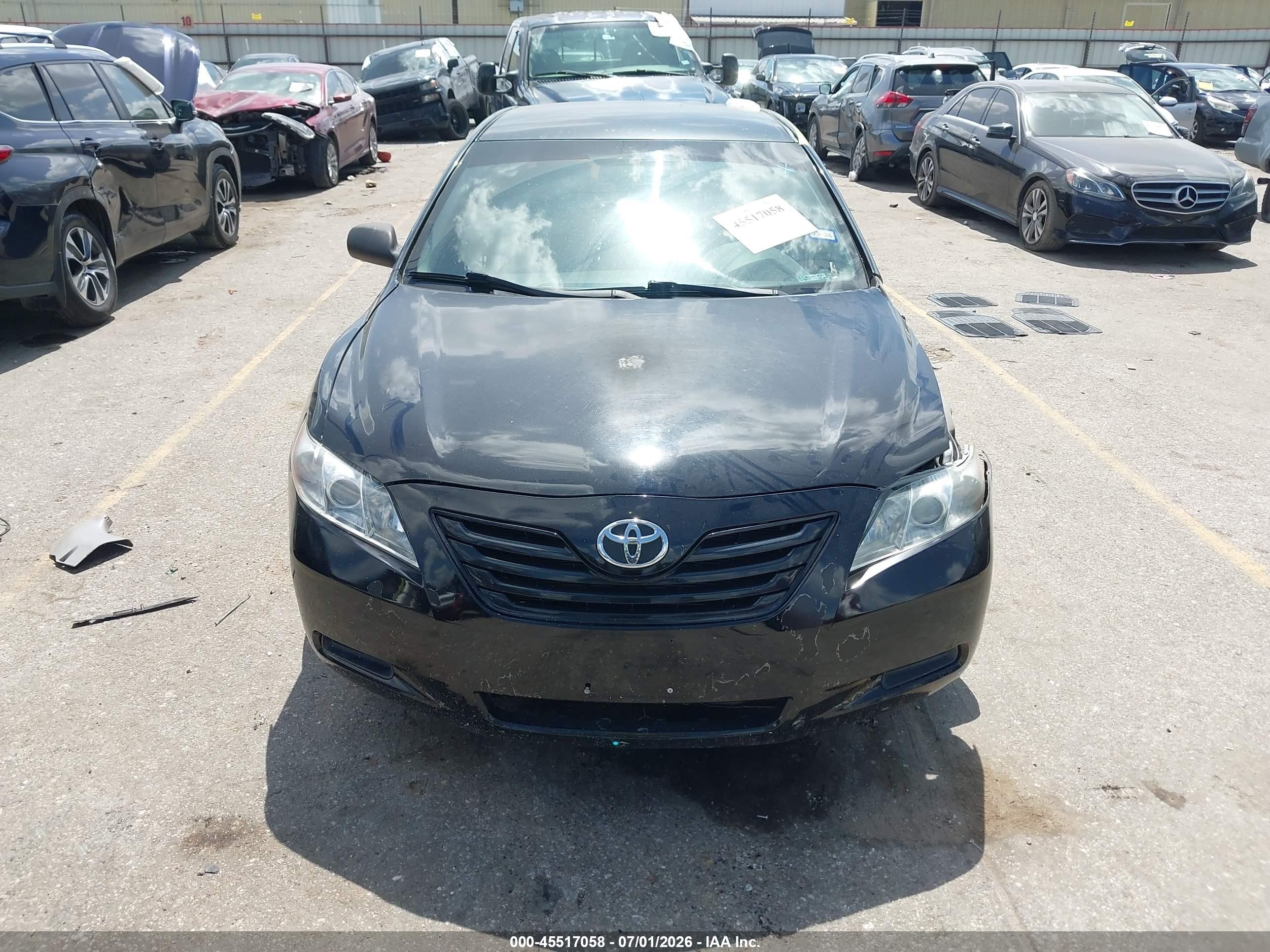 2008 Toyota Camry Le Черный vin: 4T1BE46K48U776660
