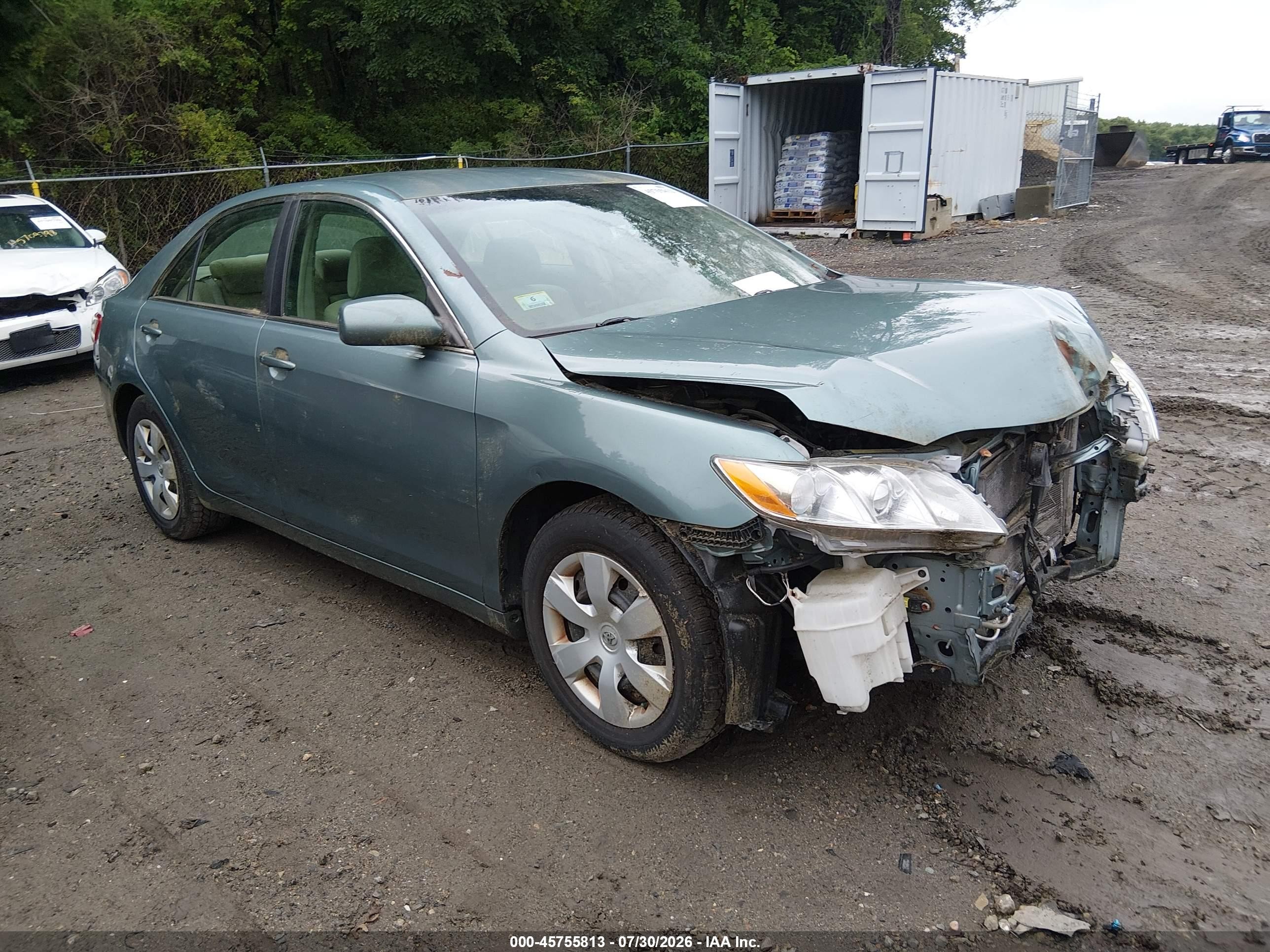 2008 Toyota Camry Le Green vin: 4T1BE46K48U777744