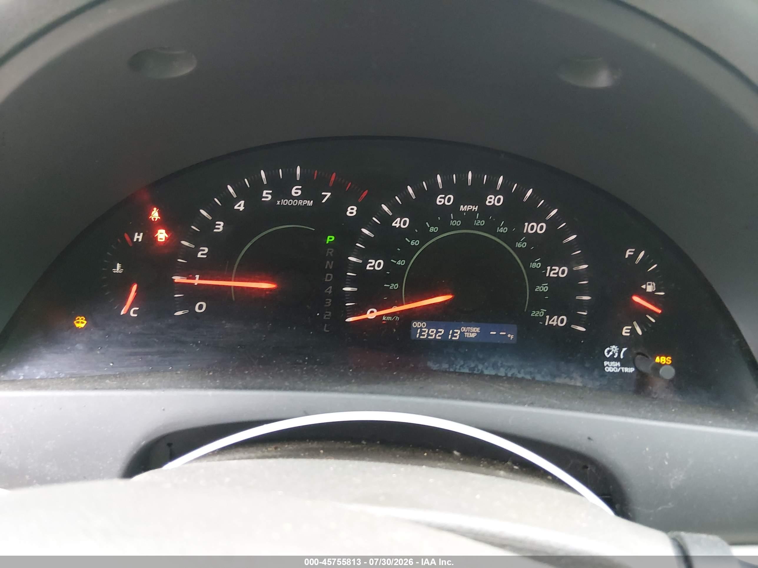 2008 Toyota Camry Le Green vin: 4T1BE46K48U777744
