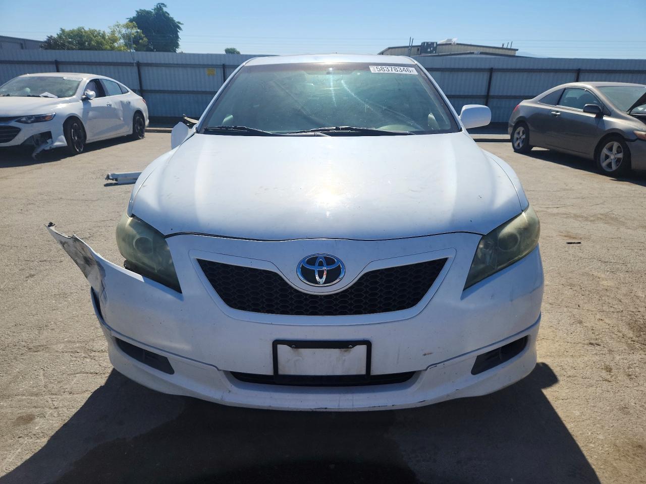 2008 Toyota Camry Se White vin: 4T1BE46K48U783642