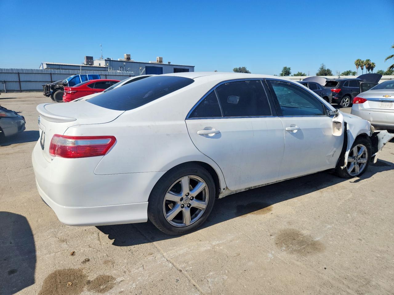 2008 Toyota Camry Se White vin: 4T1BE46K48U783642