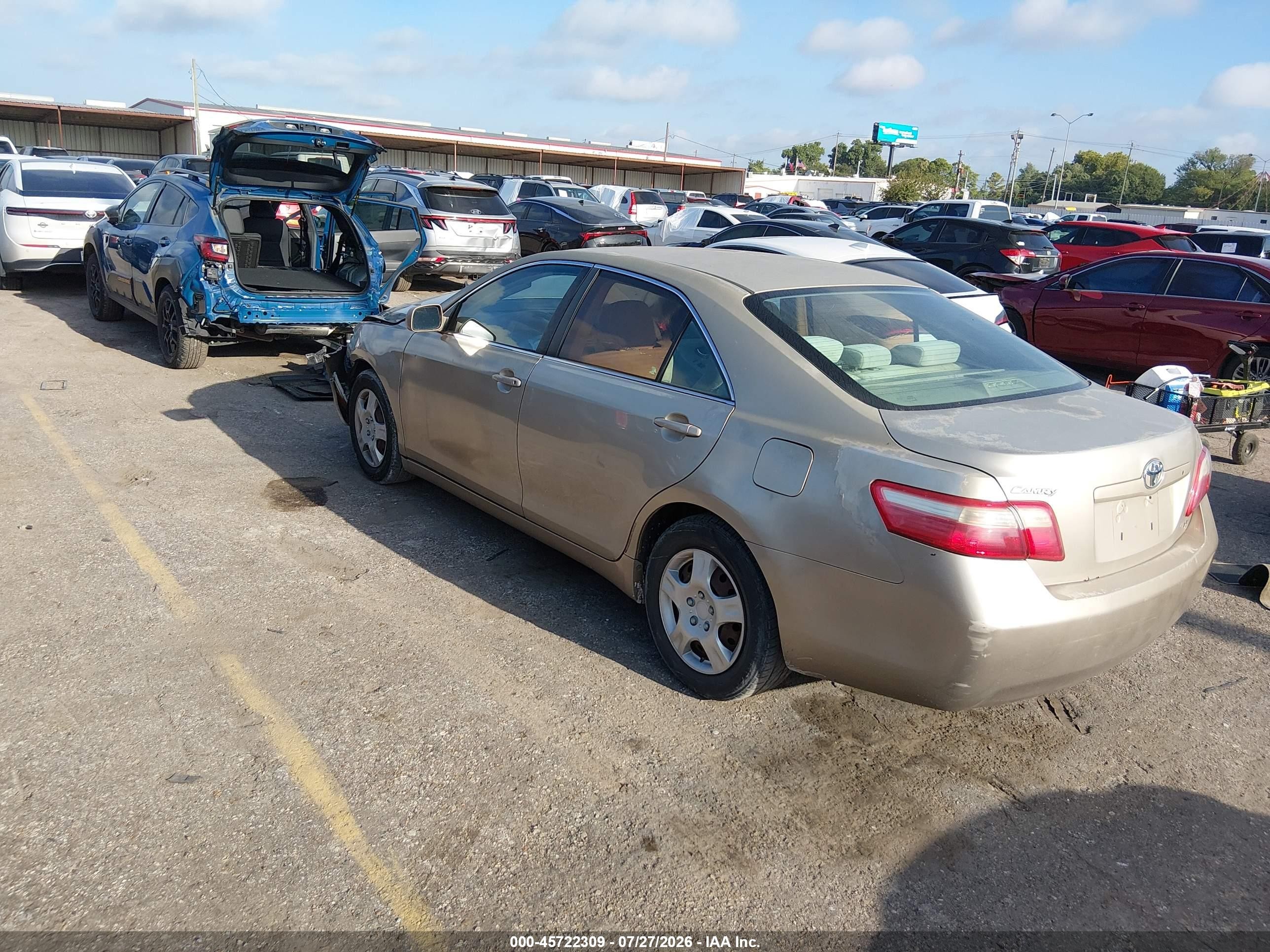 2008 Toyota Camry Le Золотой vin: 4T1BE46K48U785505