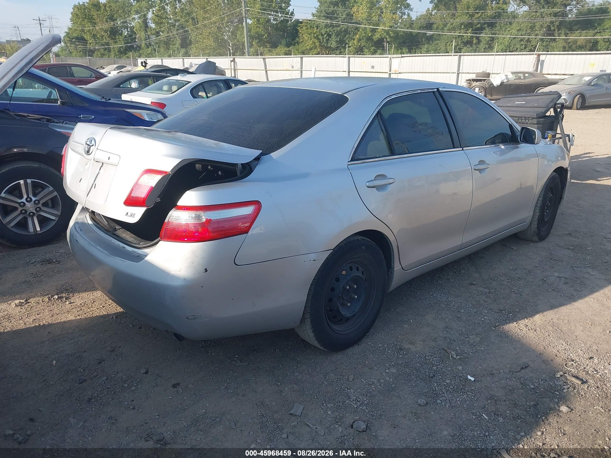 2009 Toyota Camry Le Silver vin: 4T1BE46K49U268724