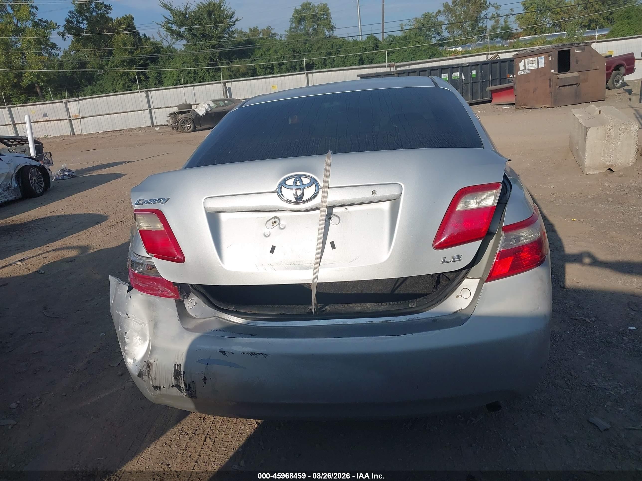 2009 Toyota Camry Le Silver vin: 4T1BE46K49U268724