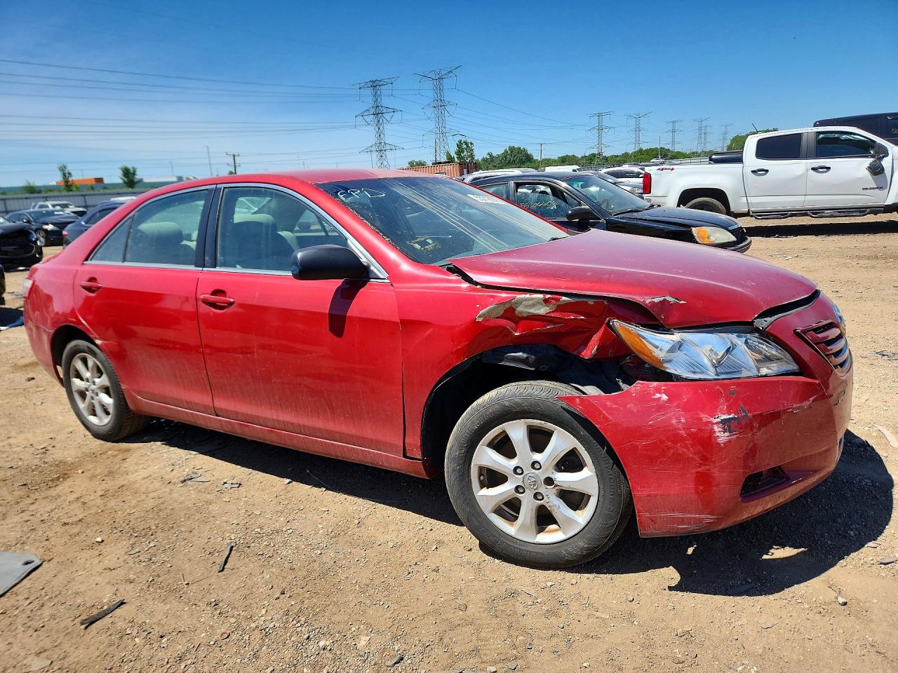 2009 Toyota Camry Le Red vin: 4T1BE46K49U274927