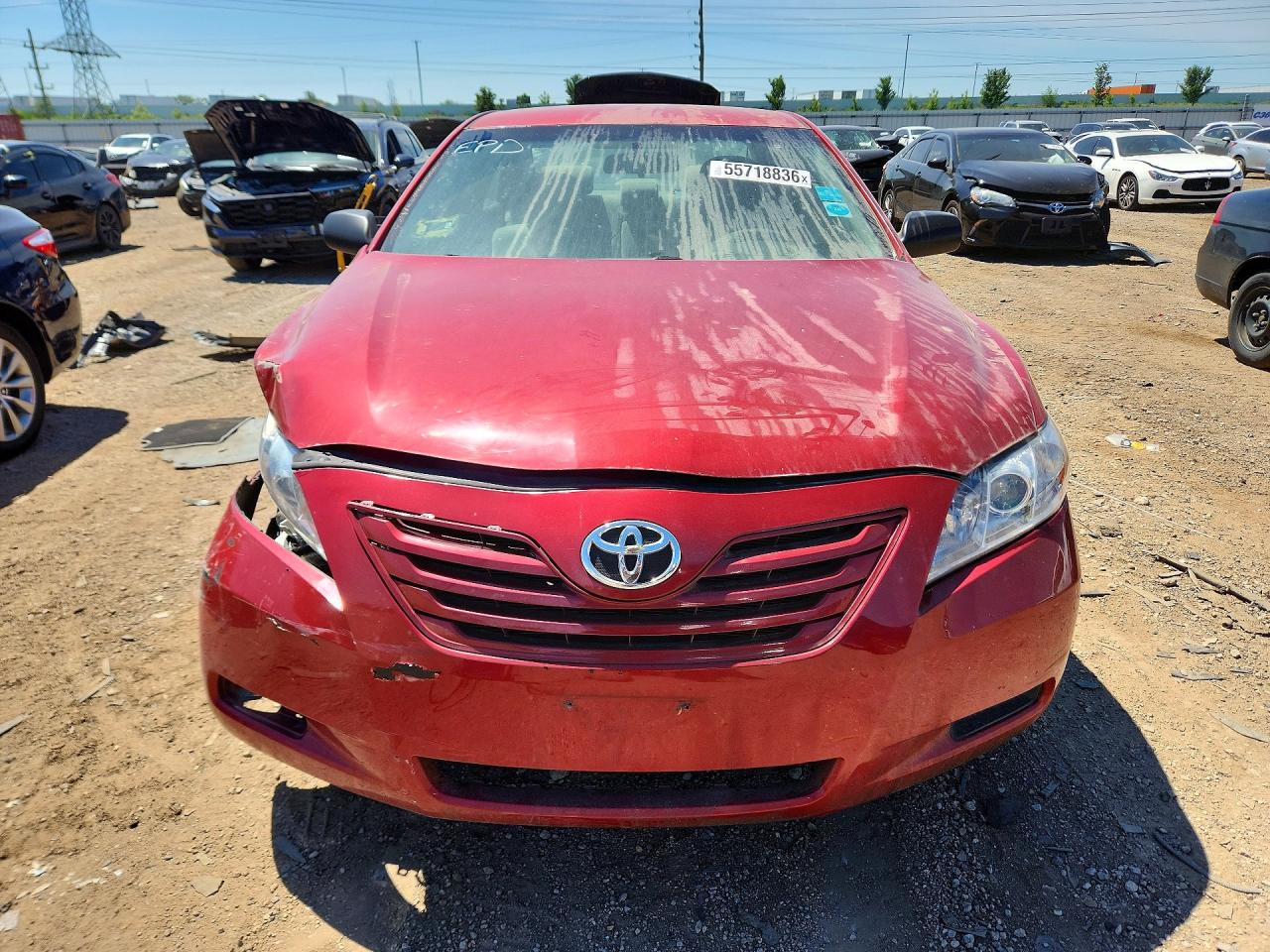 2009 Toyota Camry Le Red vin: 4T1BE46K49U274927
