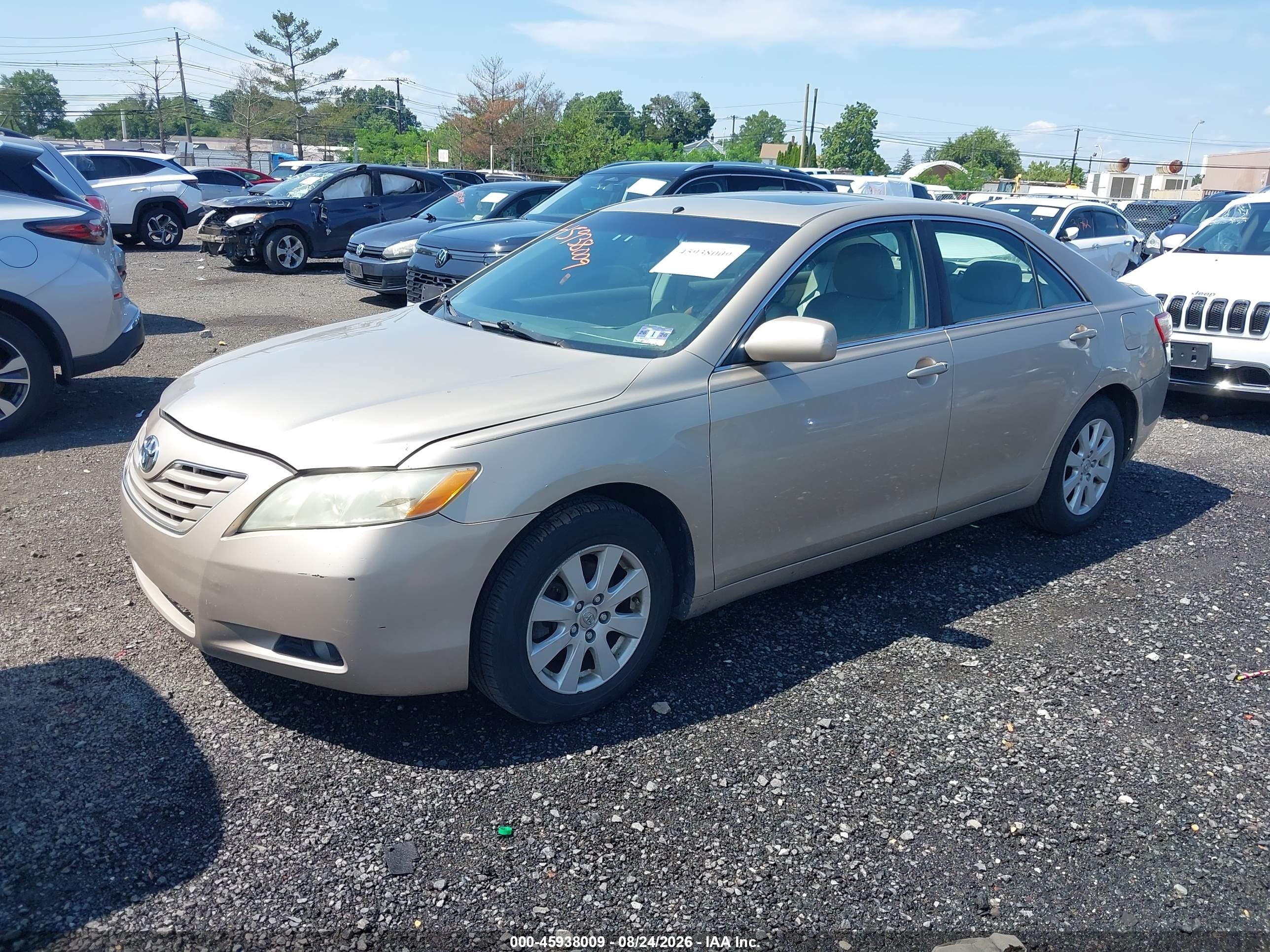 2009 Toyota Camry Xle Бежевый vin: 4T1BE46K49U294417