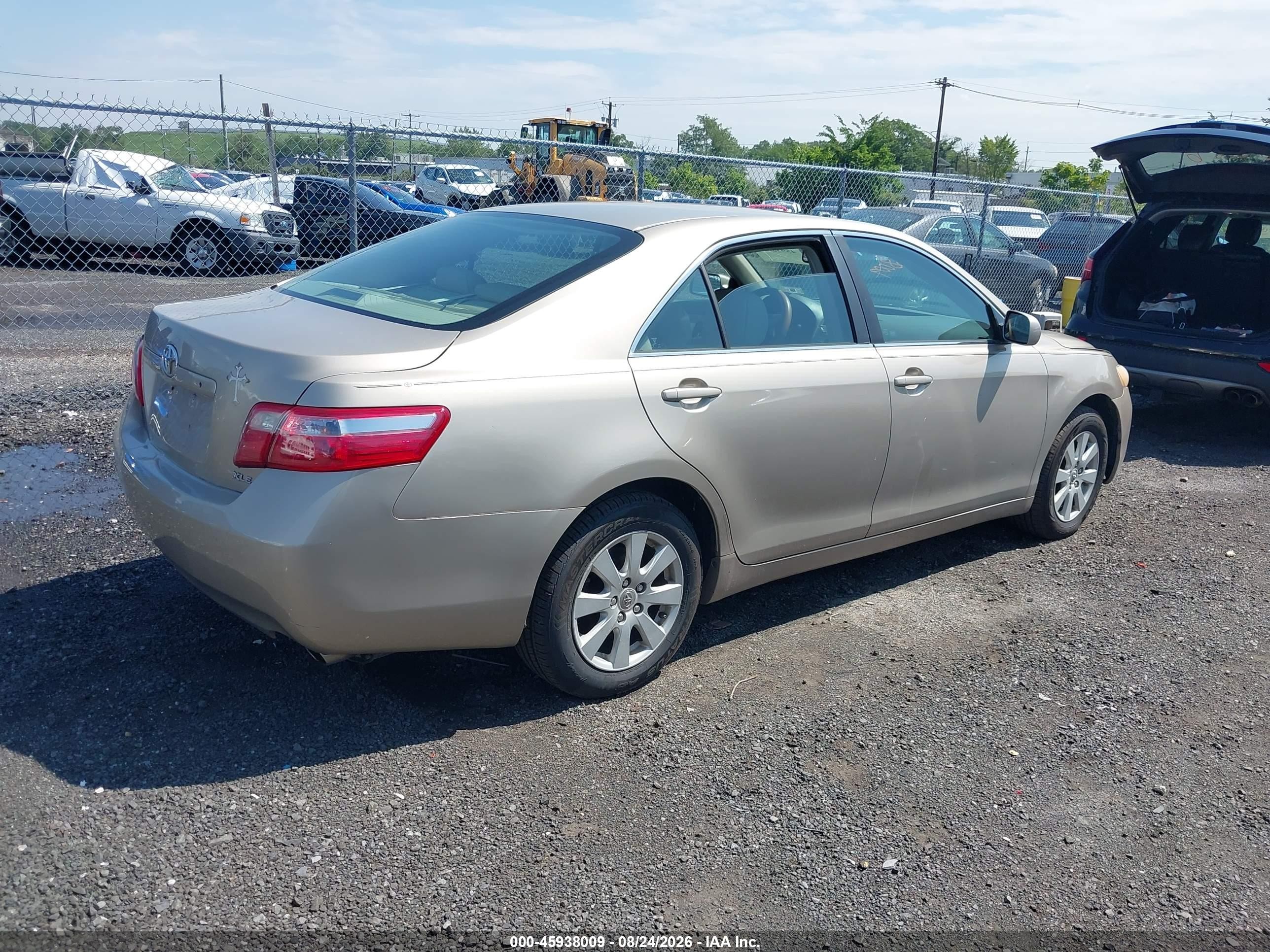 2009 Toyota Camry Xle Бежевый vin: 4T1BE46K49U294417