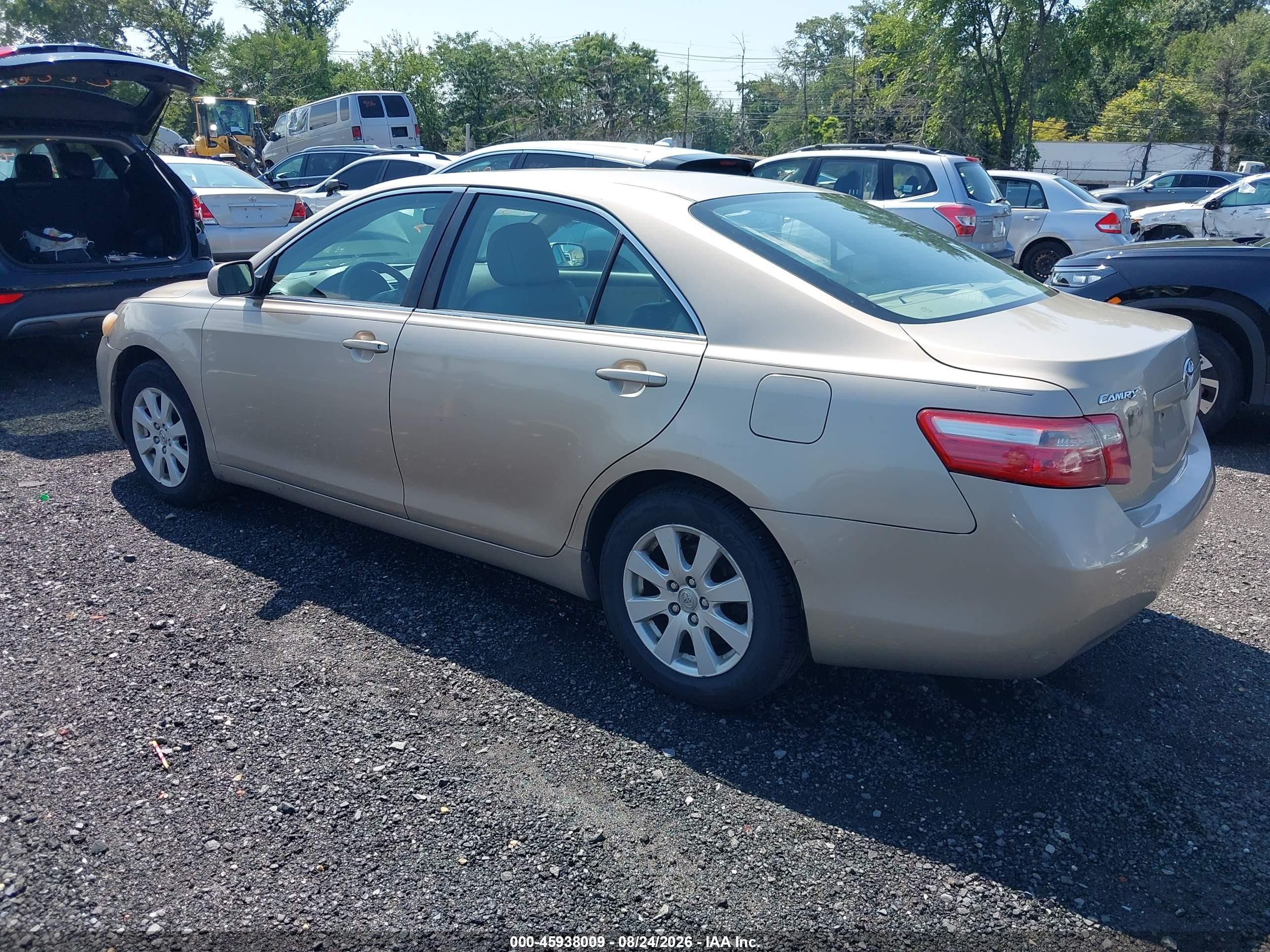 2009 Toyota Camry Xle Бежевый vin: 4T1BE46K49U294417