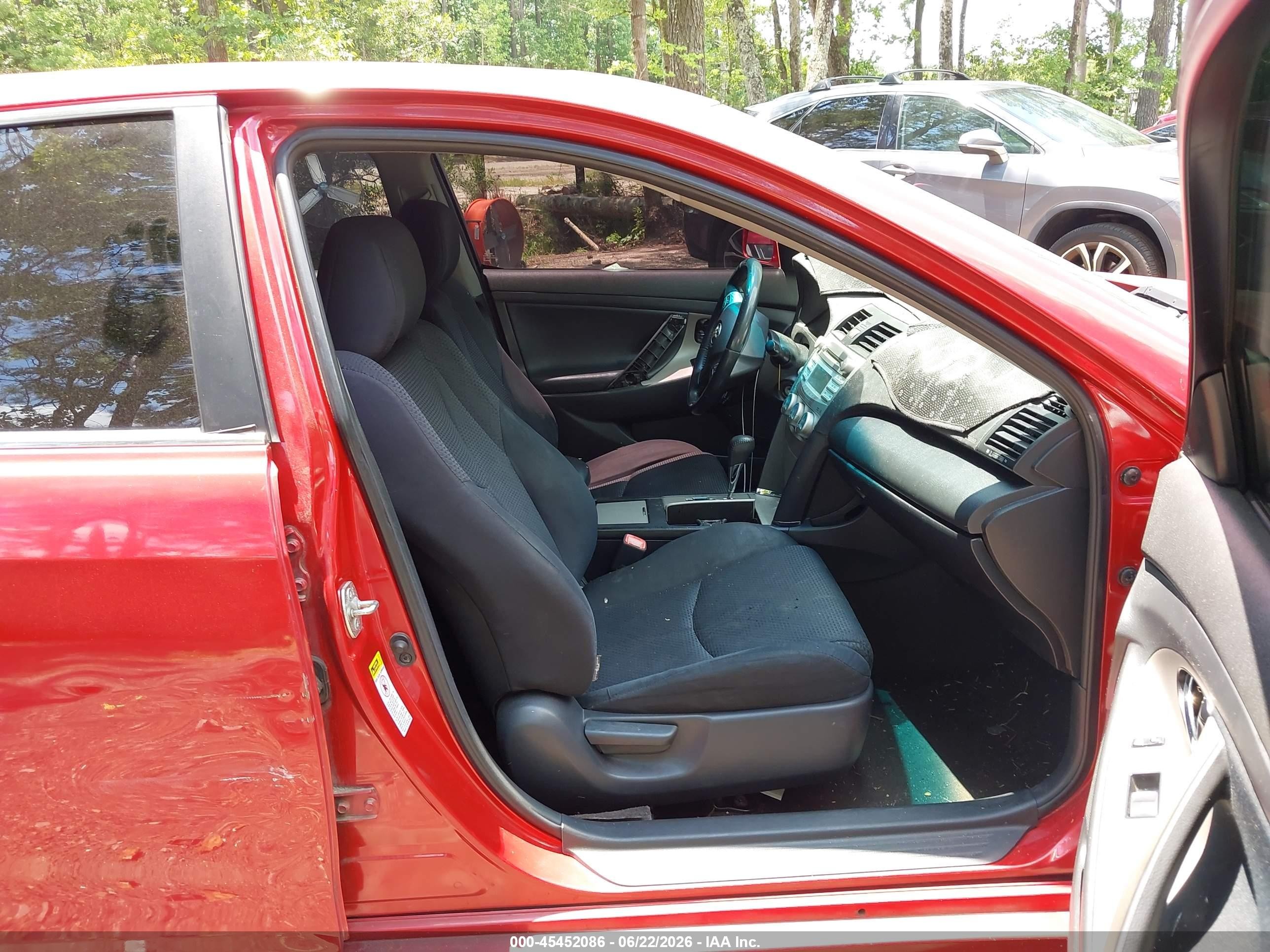 2009 Toyota Camry Se Red vin: 4T1BE46K49U332986