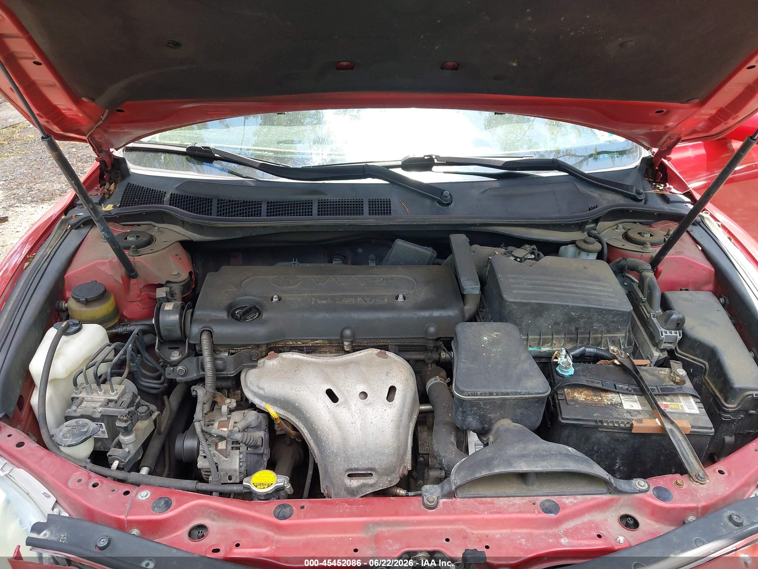 2009 Toyota Camry Se Red vin: 4T1BE46K49U332986