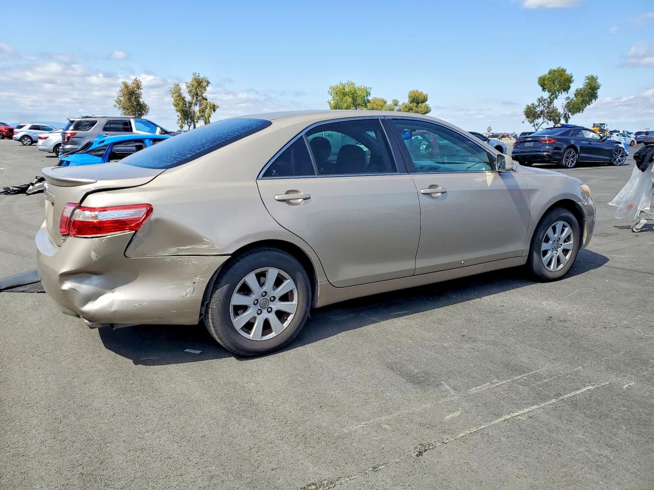 2009 Toyota Camry Xle Beige vin: 4T1BE46K49U344698