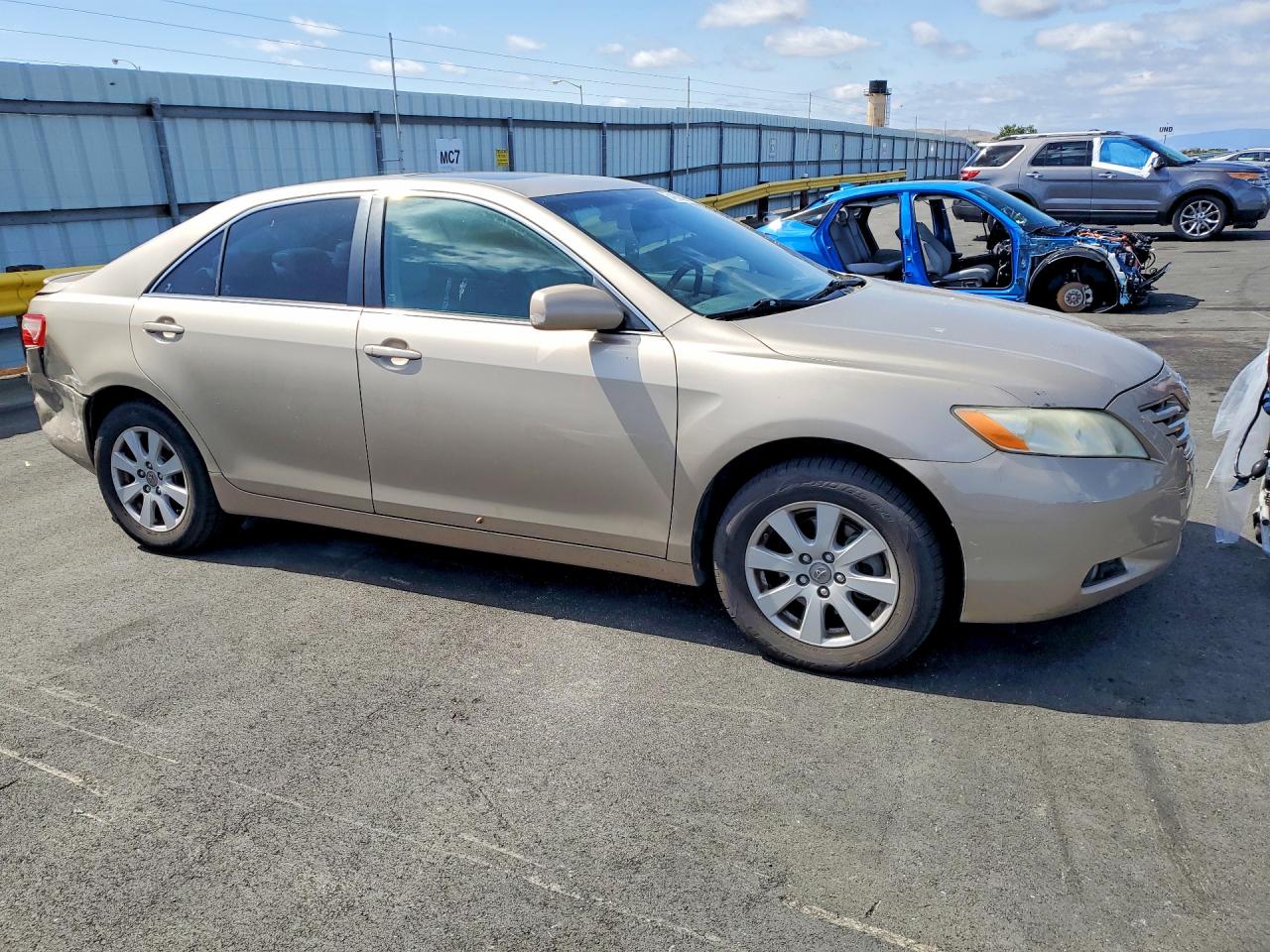 2009 Toyota Camry Xle Beige vin: 4T1BE46K49U344698