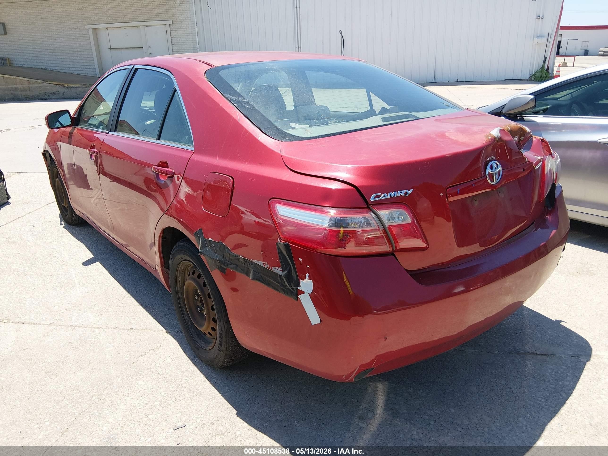 2009 Toyota Camry Le Red vin: 4T1BE46K49U354440
