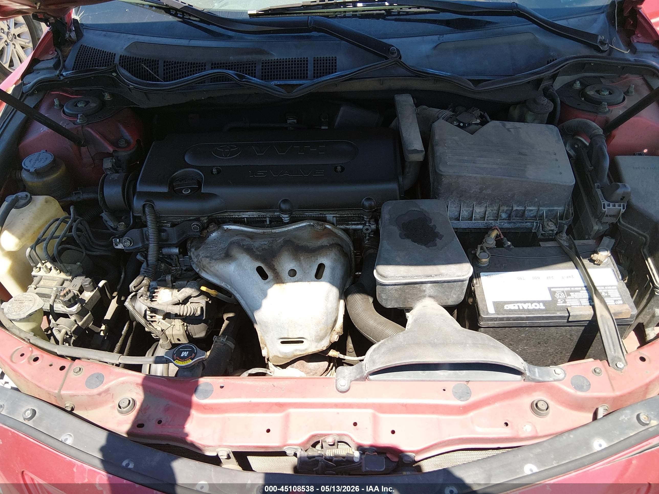 2009 Toyota Camry Le Red vin: 4T1BE46K49U354440