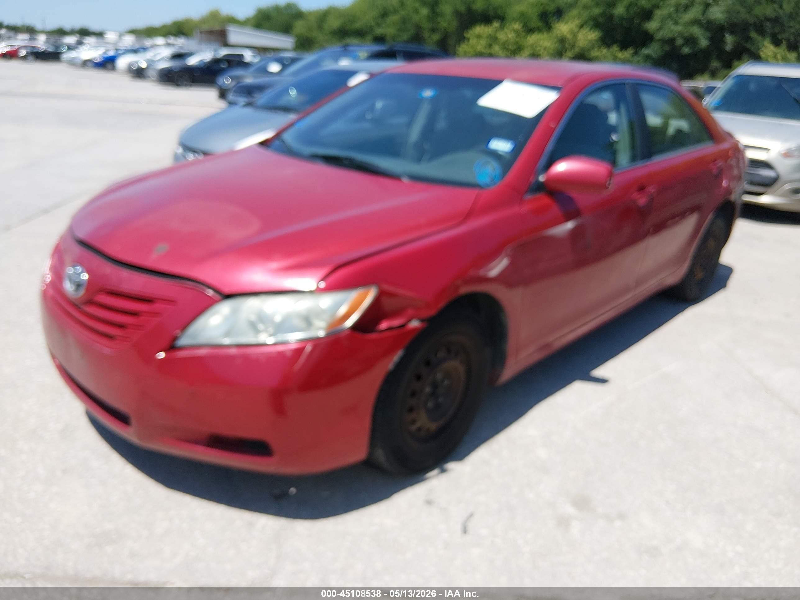 2009 Toyota Camry Le Red vin: 4T1BE46K49U354440