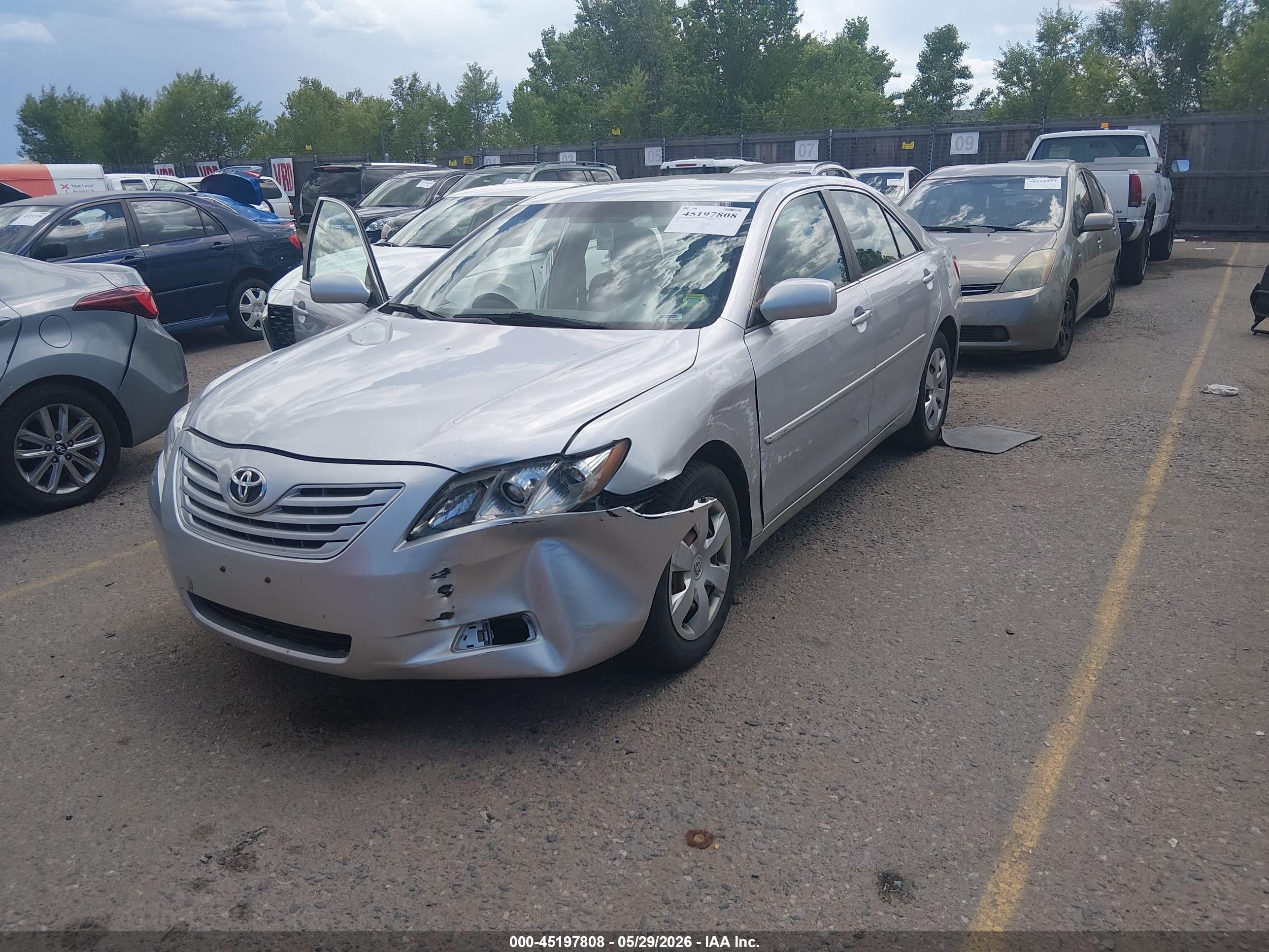 2009 Toyota Camry Le Silver vin: 4T1BE46K49U359962