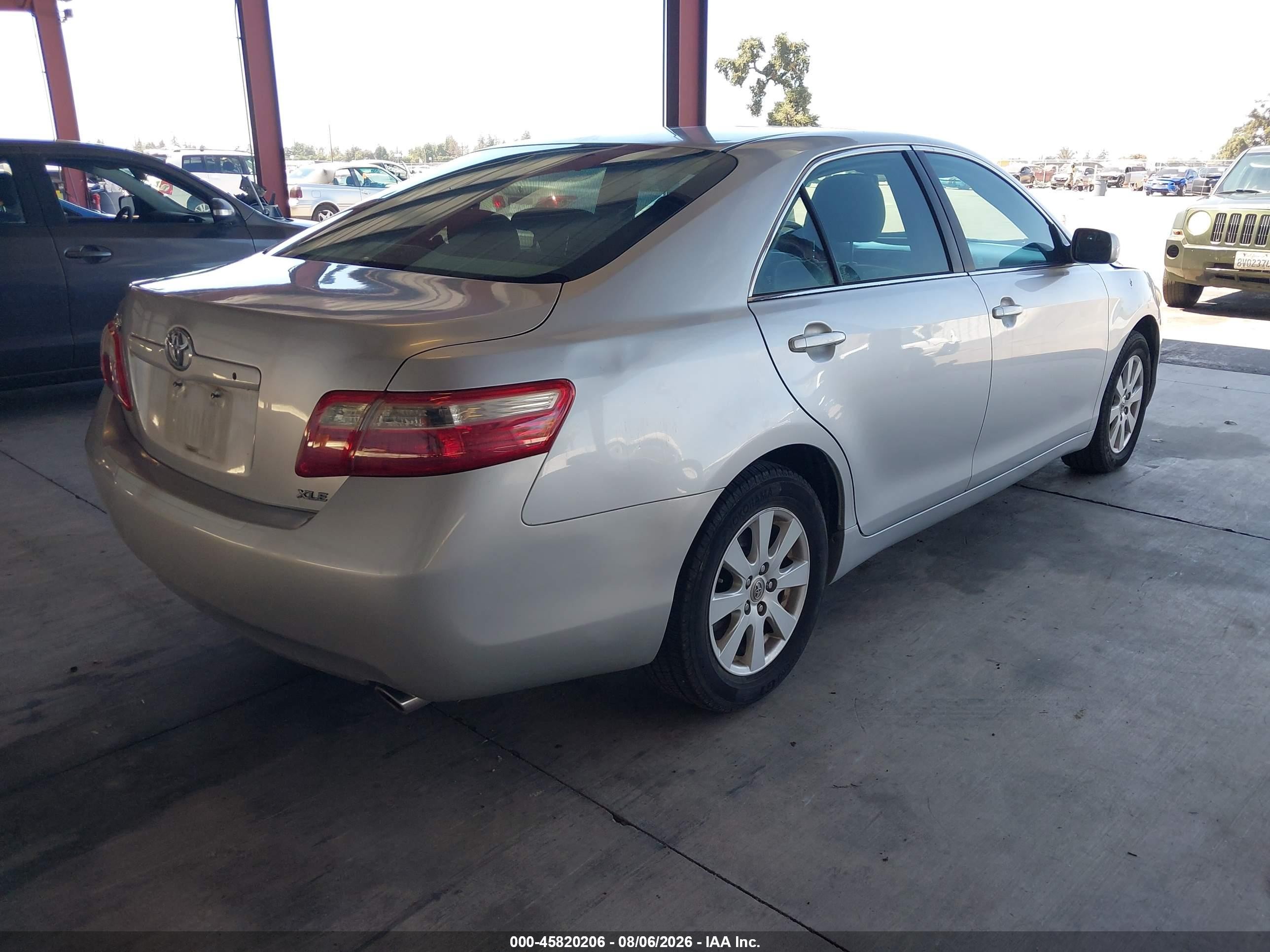 2009 Toyota Camry Xle Silver vin: 4T1BE46K49U371156