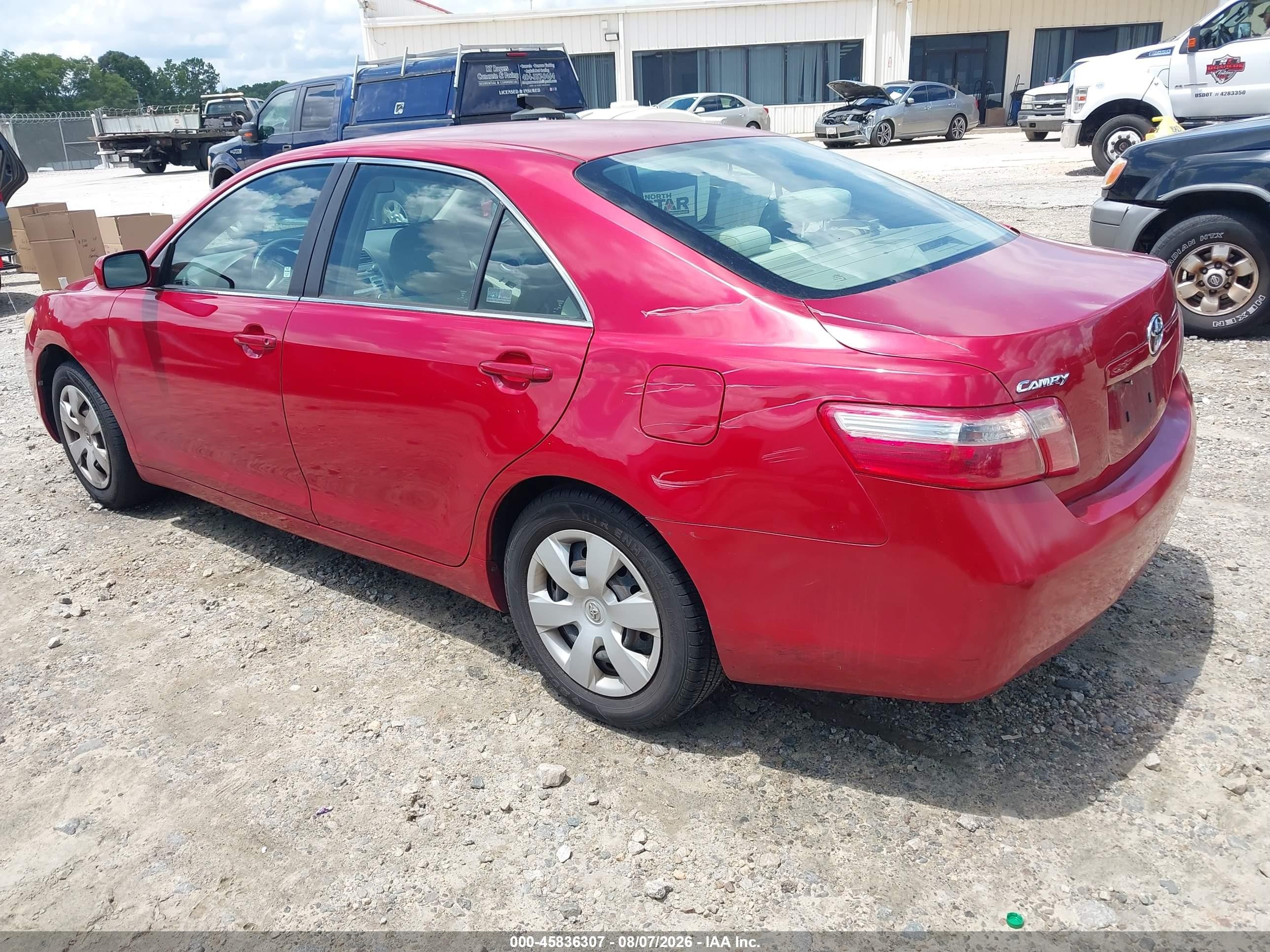 2009 Toyota Camry Le Red vin: 4T1BE46K49U386742