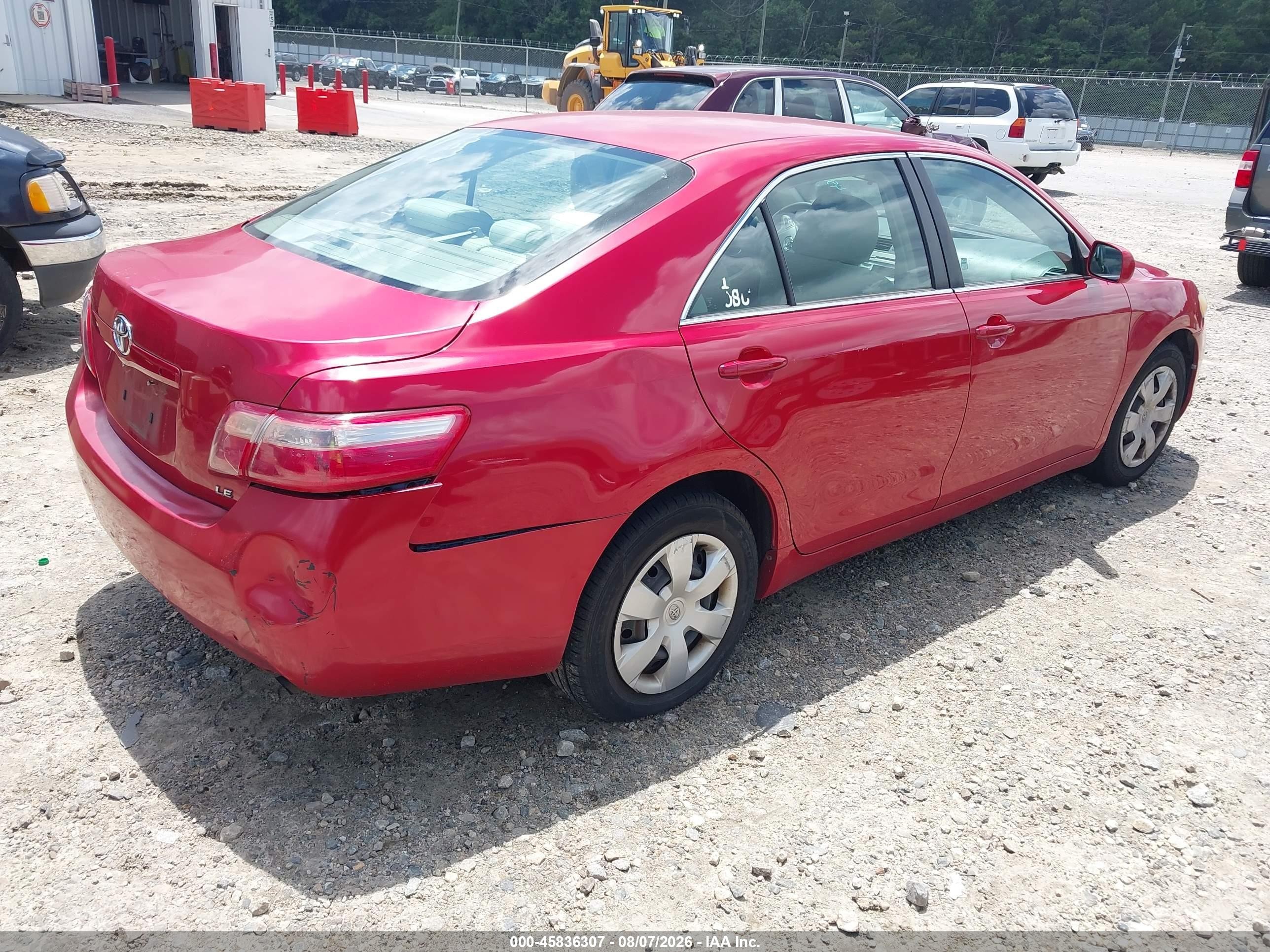 2009 Toyota Camry Le Red vin: 4T1BE46K49U386742