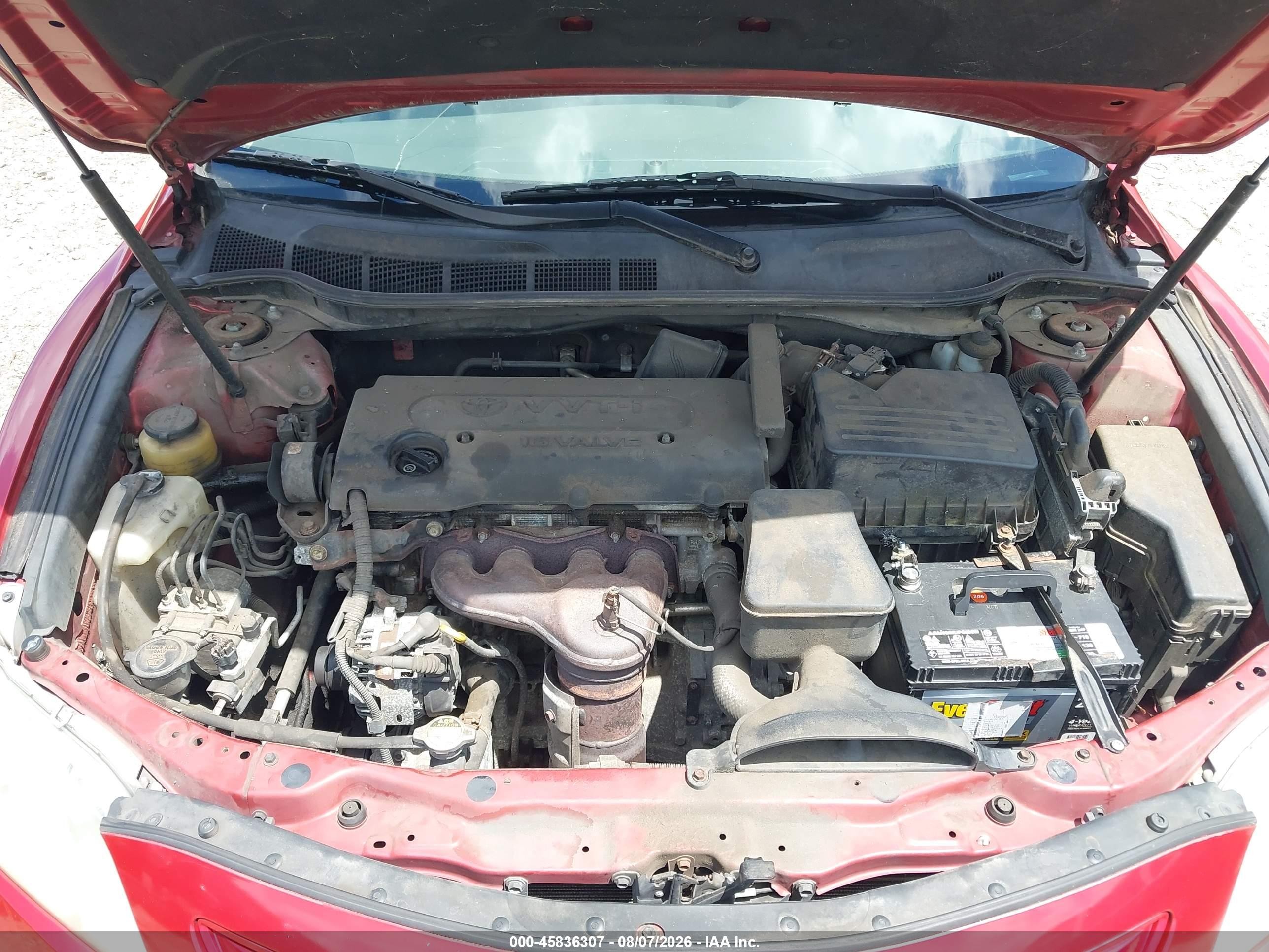 2009 Toyota Camry Le Red vin: 4T1BE46K49U386742
