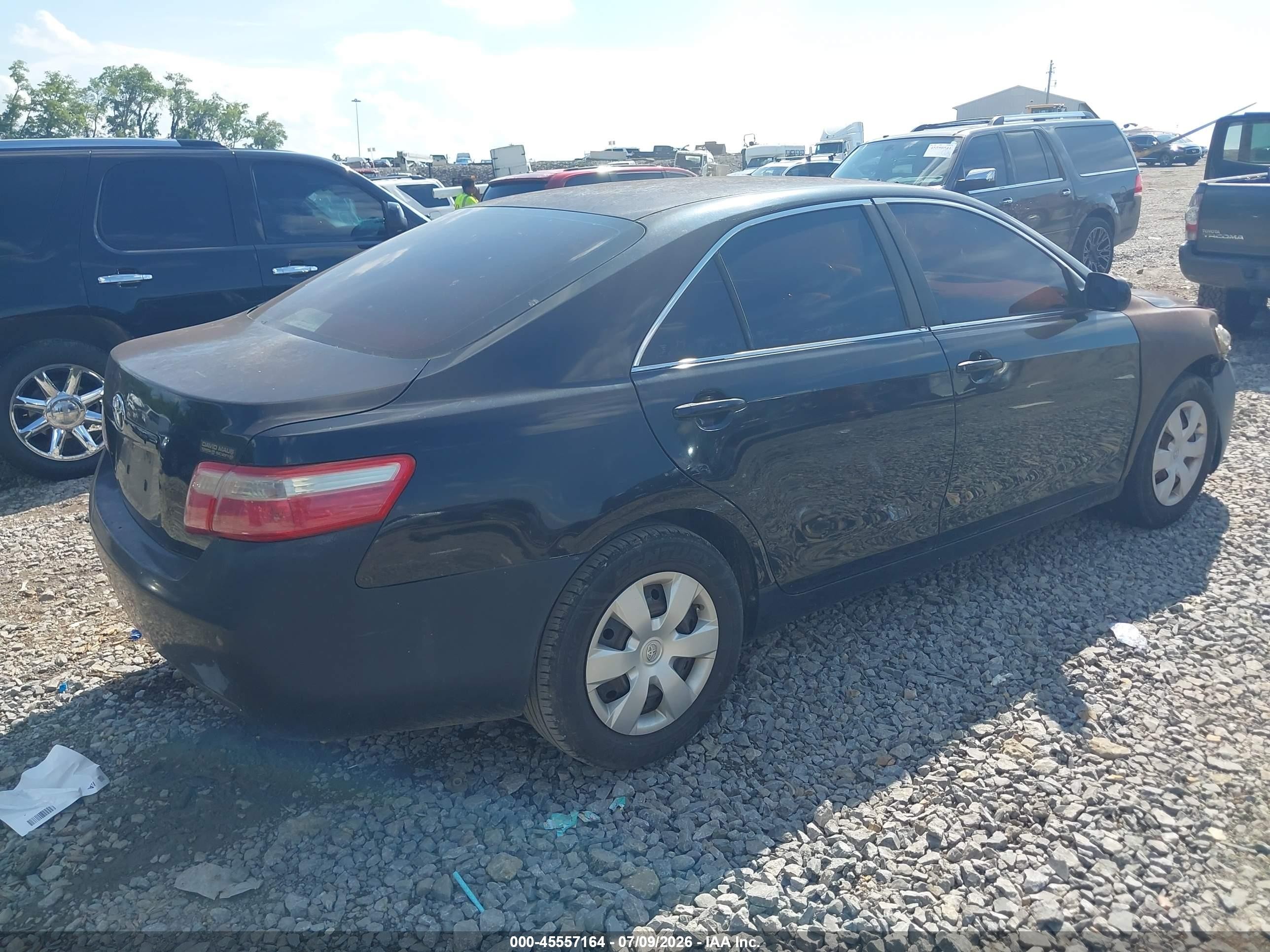 2009 Toyota Camry Black vin: 4T1BE46K49U401000
