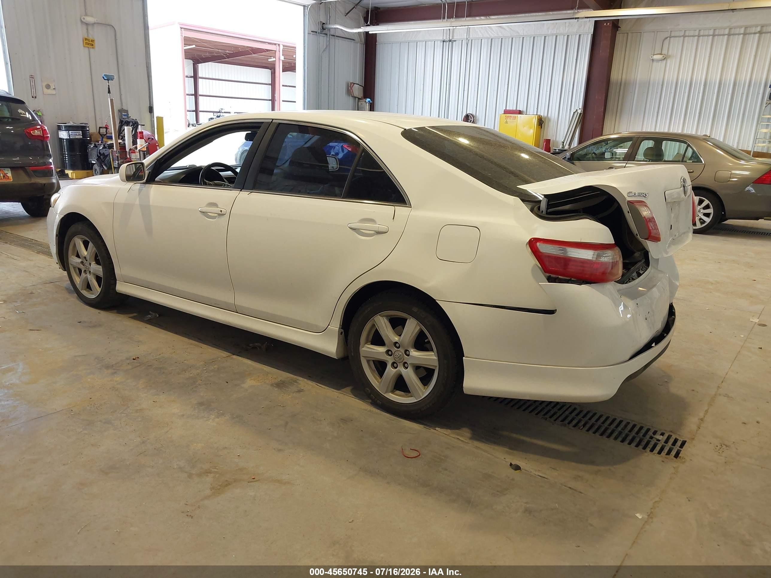2009 Toyota Camry Se White vin: 4T1BE46K49U807424