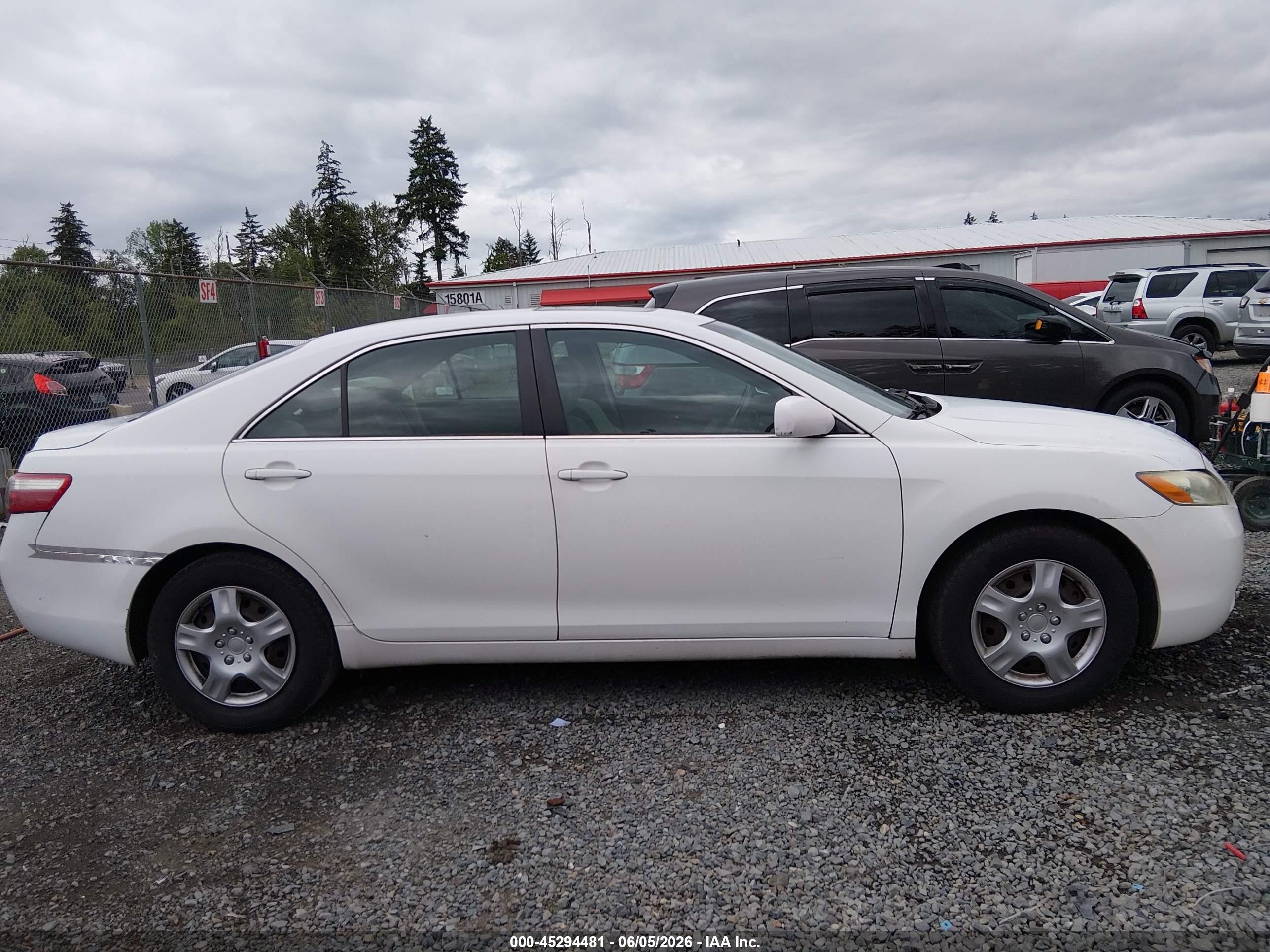 2009 Toyota Camry Le Белый vin: 4T1BE46K49U811148