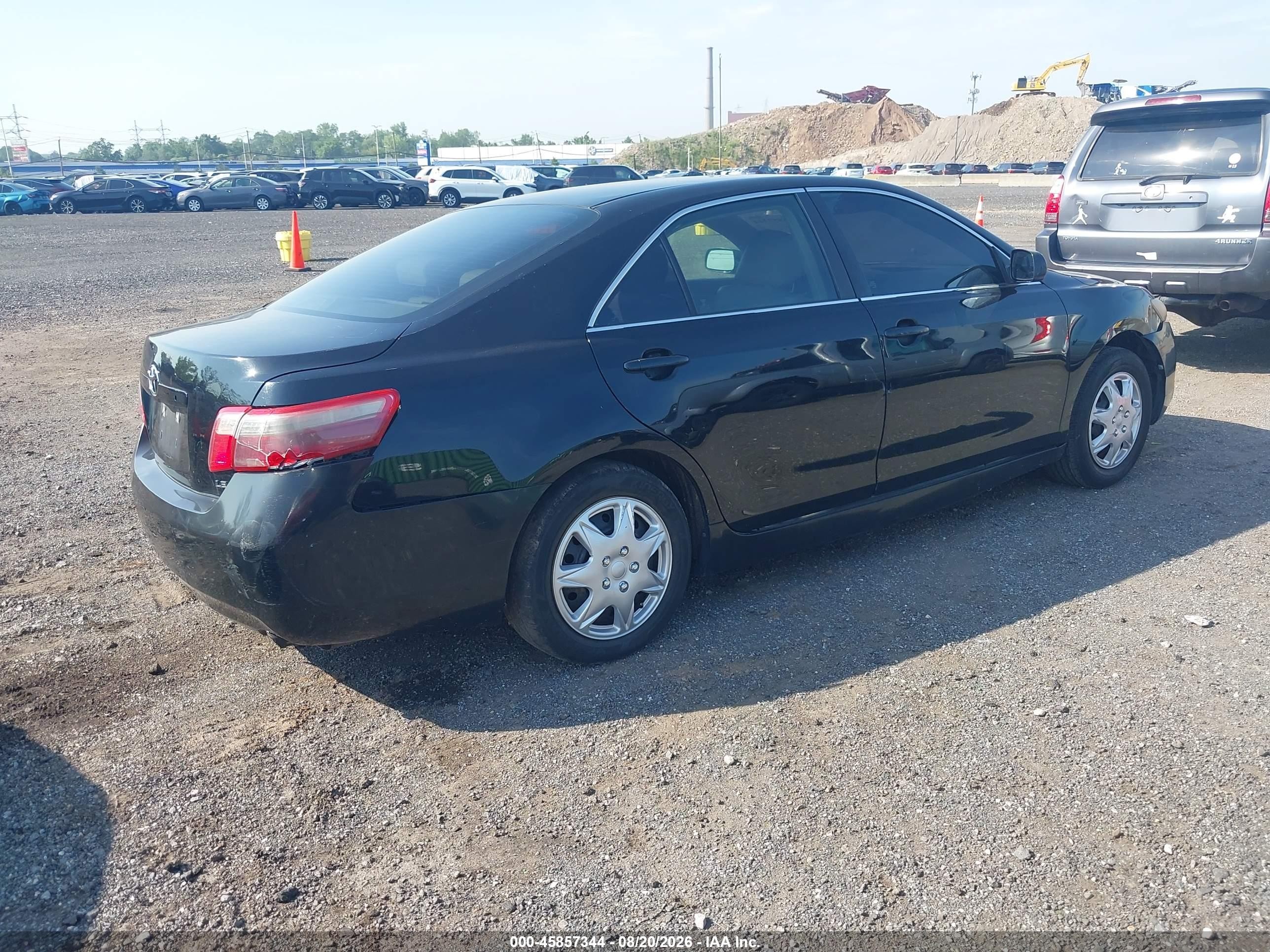 2009 Toyota Camry Le Black vin: 4T1BE46K49U827009