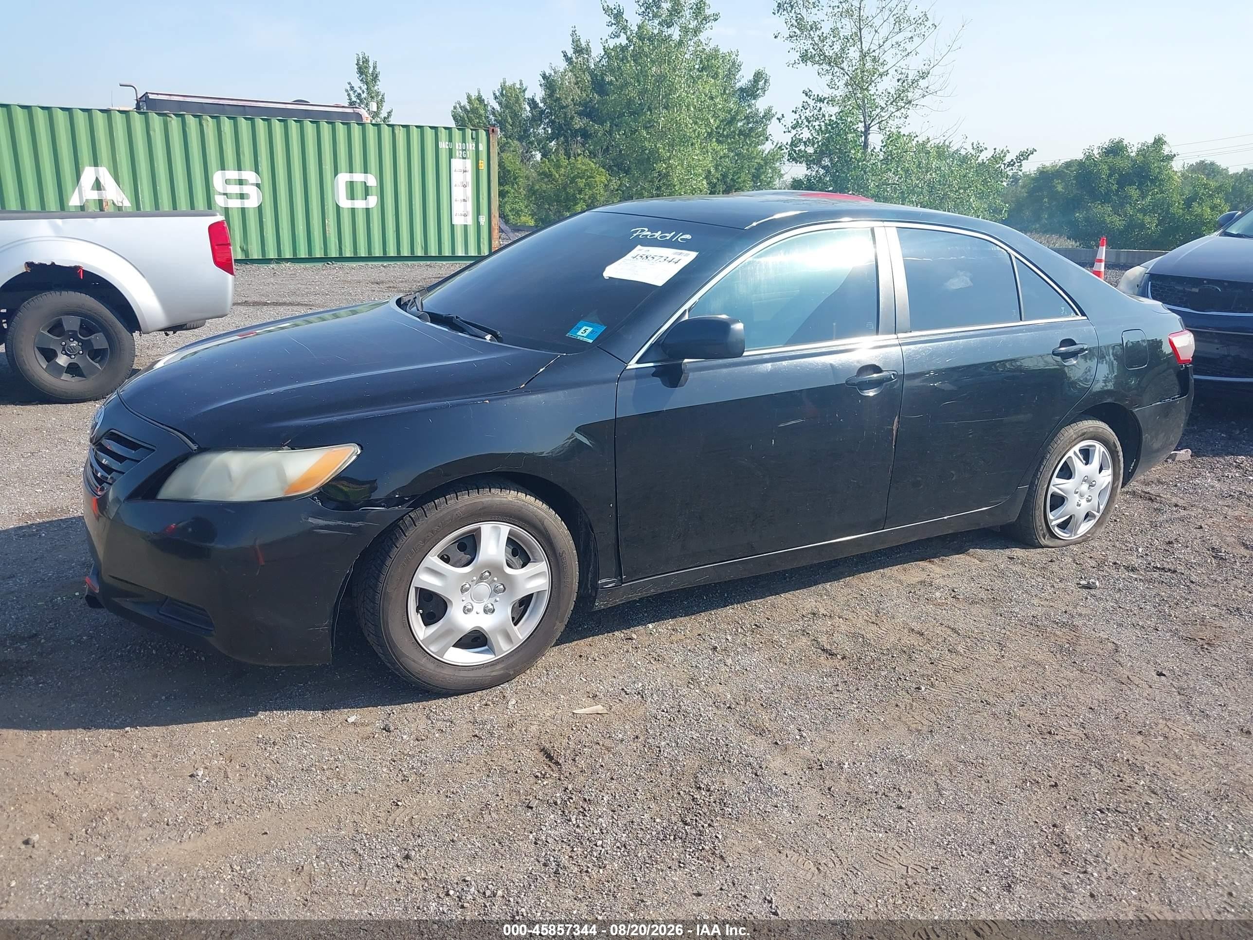 2009 Toyota Camry Le Black vin: 4T1BE46K49U827009