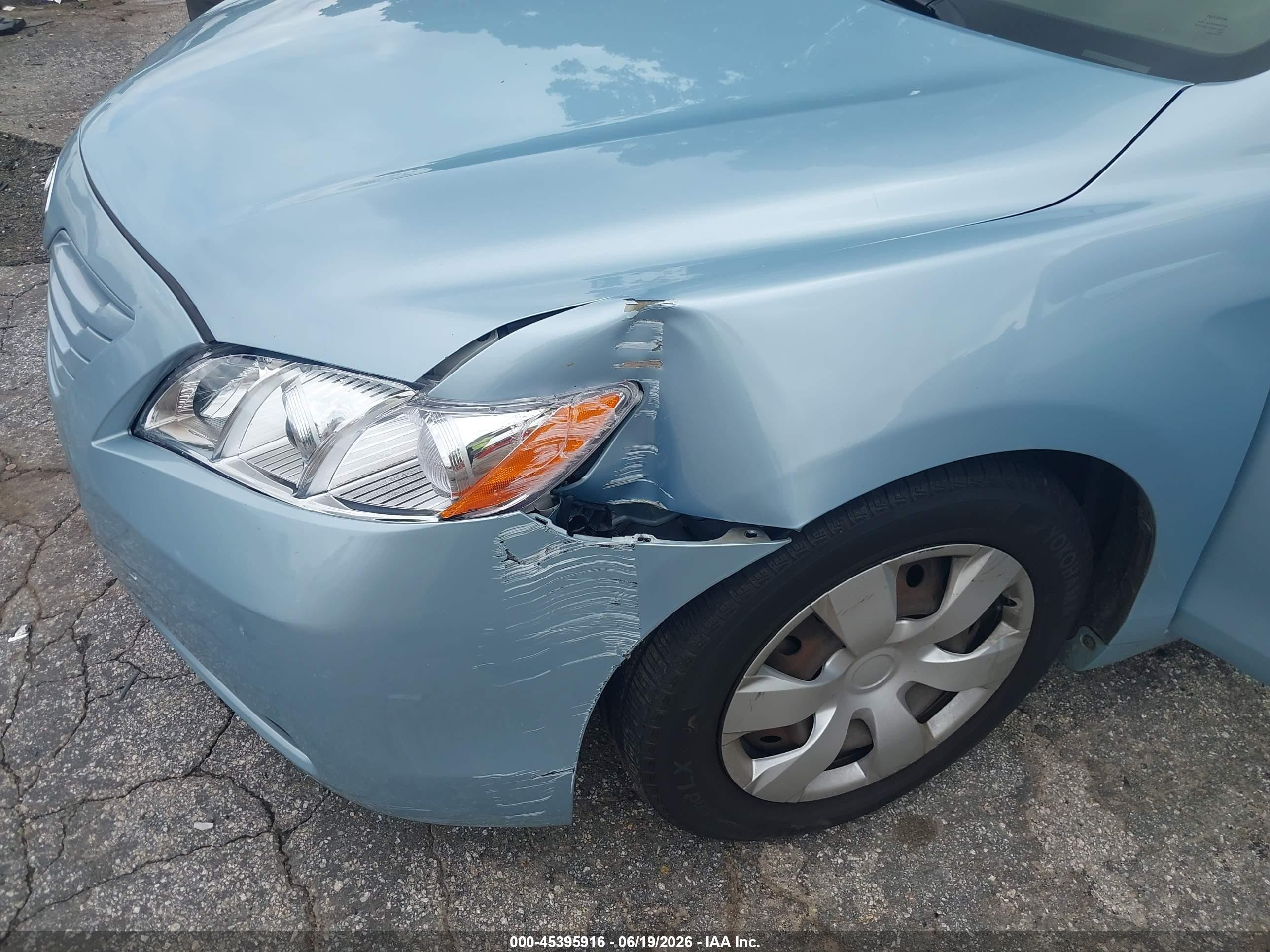 2009 Toyota Camry Le Light Blue vin: 4T1BE46K49U836423