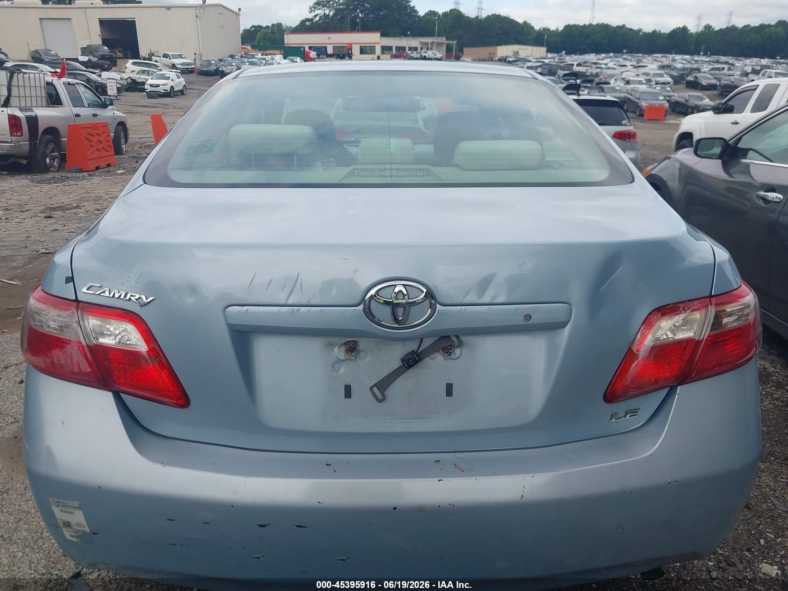 2009 Toyota Camry Le Light Blue vin: 4T1BE46K49U836423