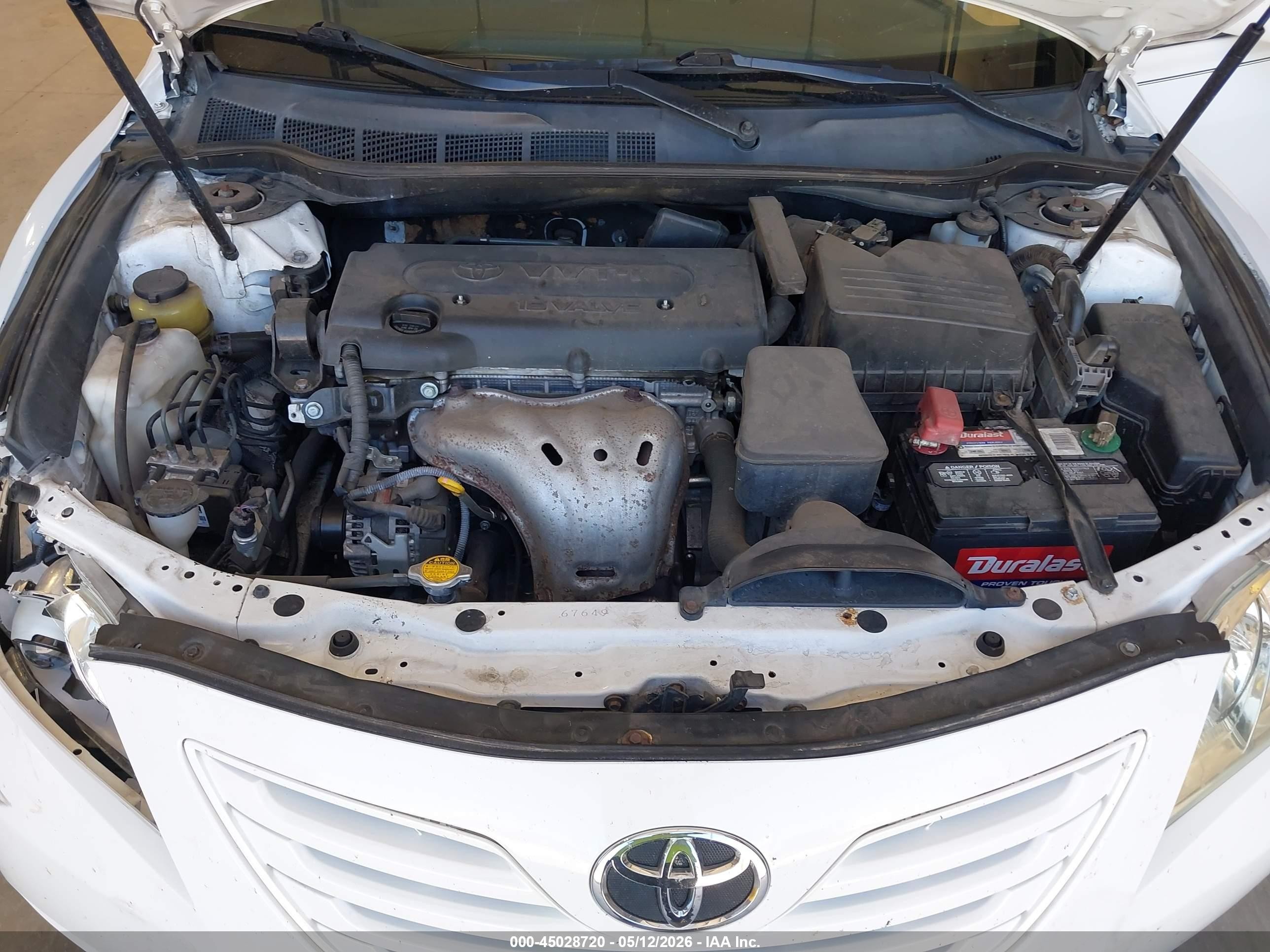 2009 Toyota Camry Le White vin: 4T1BE46K49U852900
