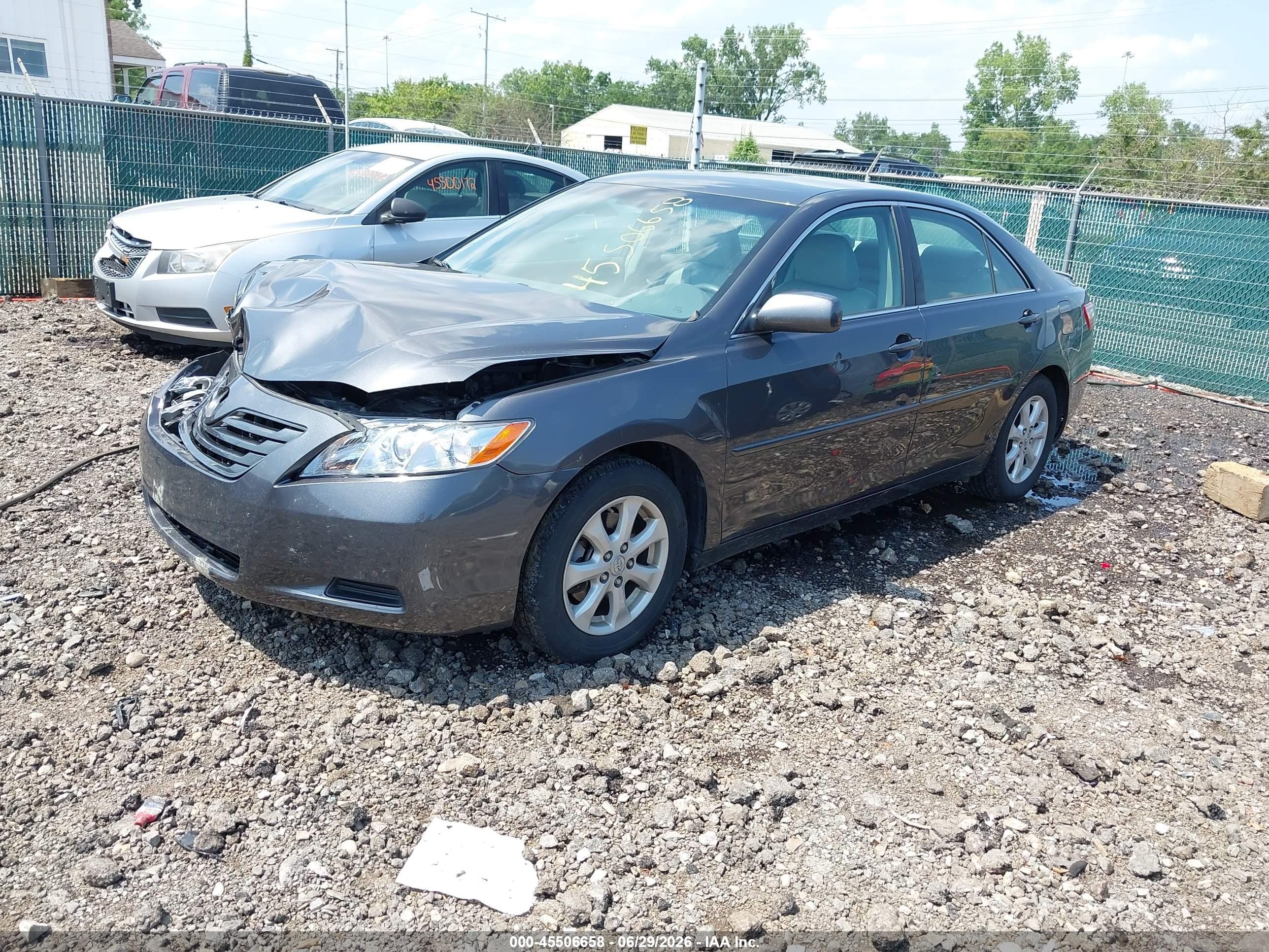 2009 Toyota Camry Le Серый vin: 4T1BE46K49U864223