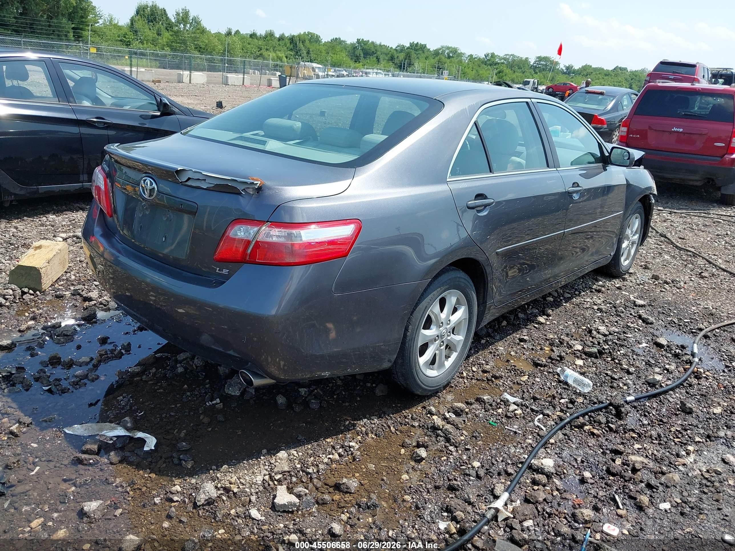 2009 Toyota Camry Le Серый vin: 4T1BE46K49U864223