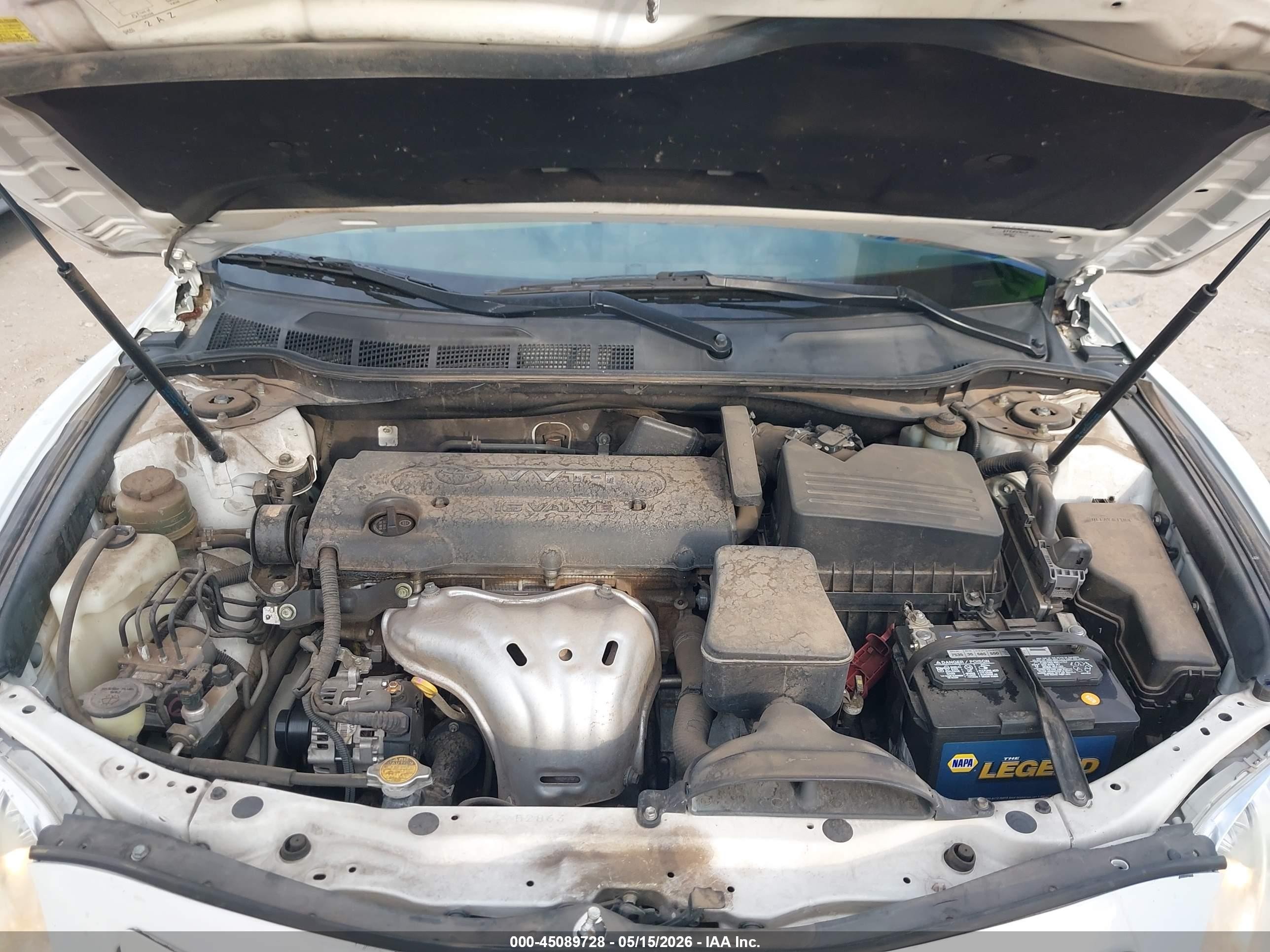 2009 Toyota Camry Le White vin: 4T1BE46K49U874900