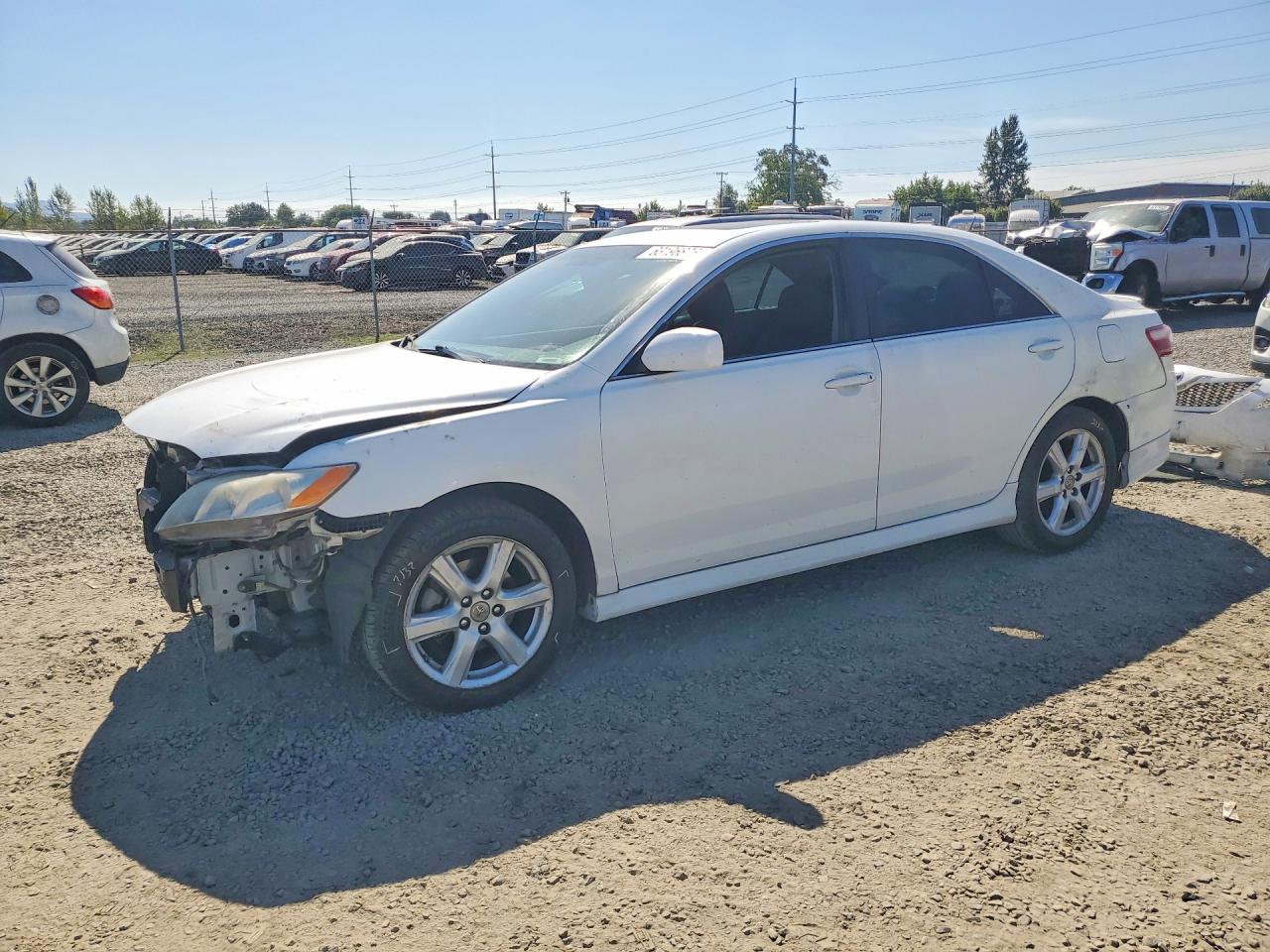 2009 Toyota Camry Se White vin: 4T1BE46K49U902999
