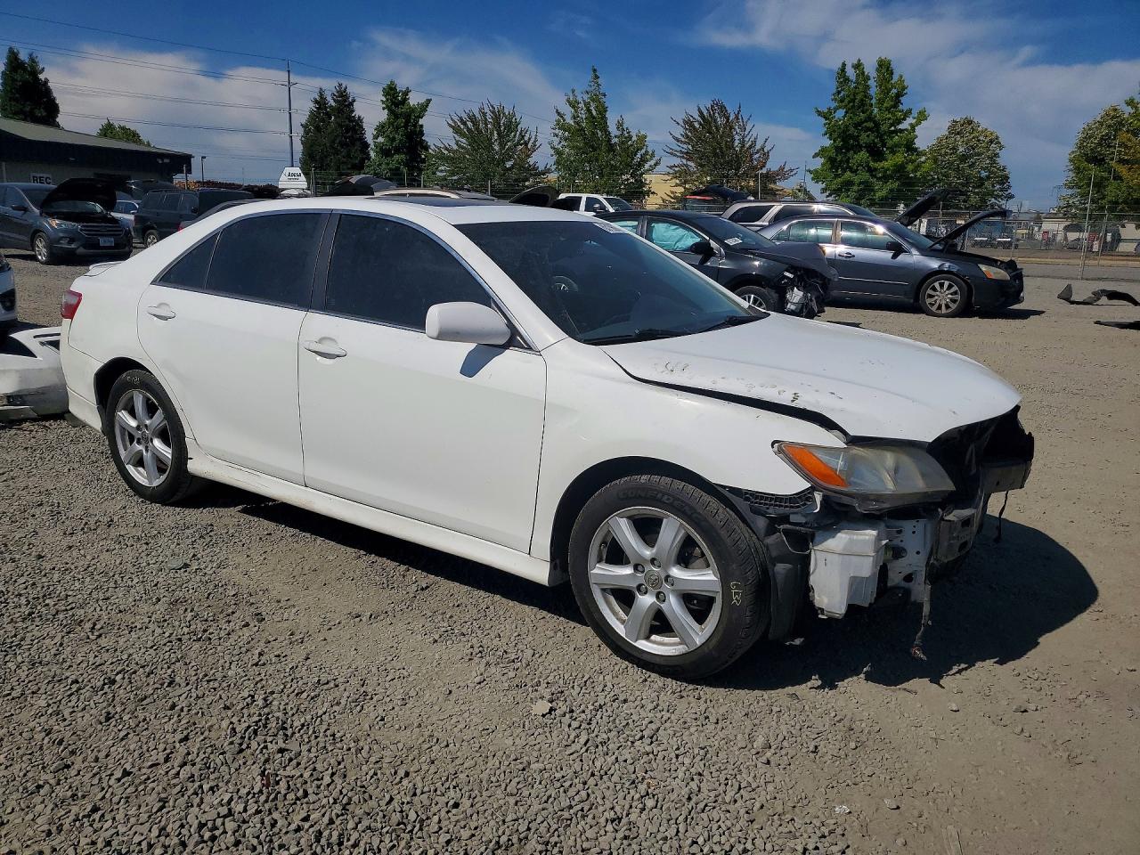 2009 Toyota Camry Se White vin: 4T1BE46K49U902999