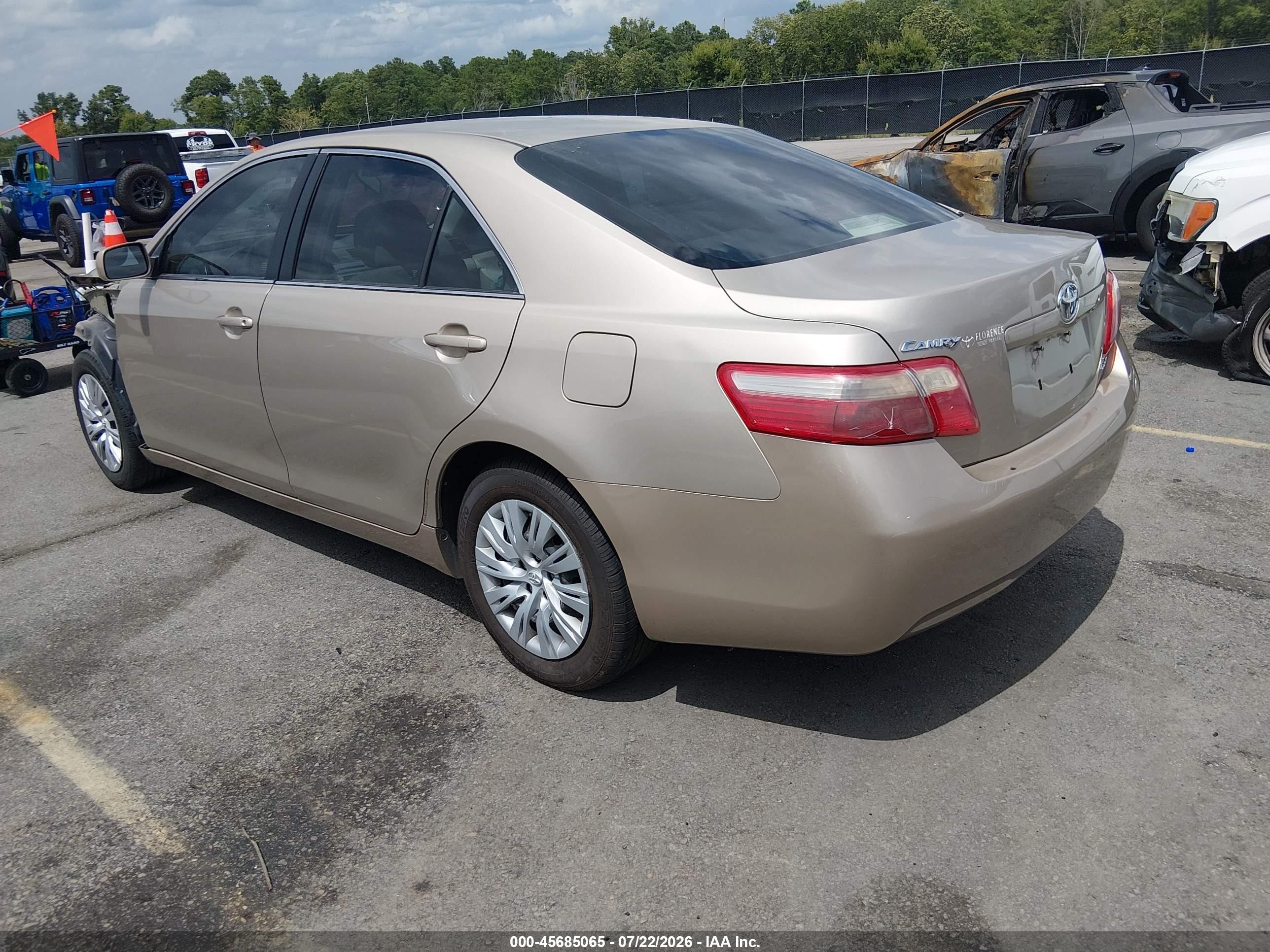 2009 Toyota Camry Le Бежевый vin: 4T1BE46K49U903103
