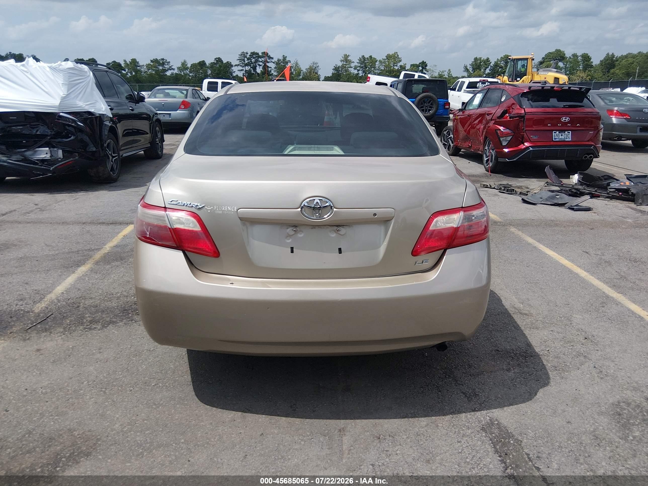 2009 Toyota Camry Le Бежевый vin: 4T1BE46K49U903103