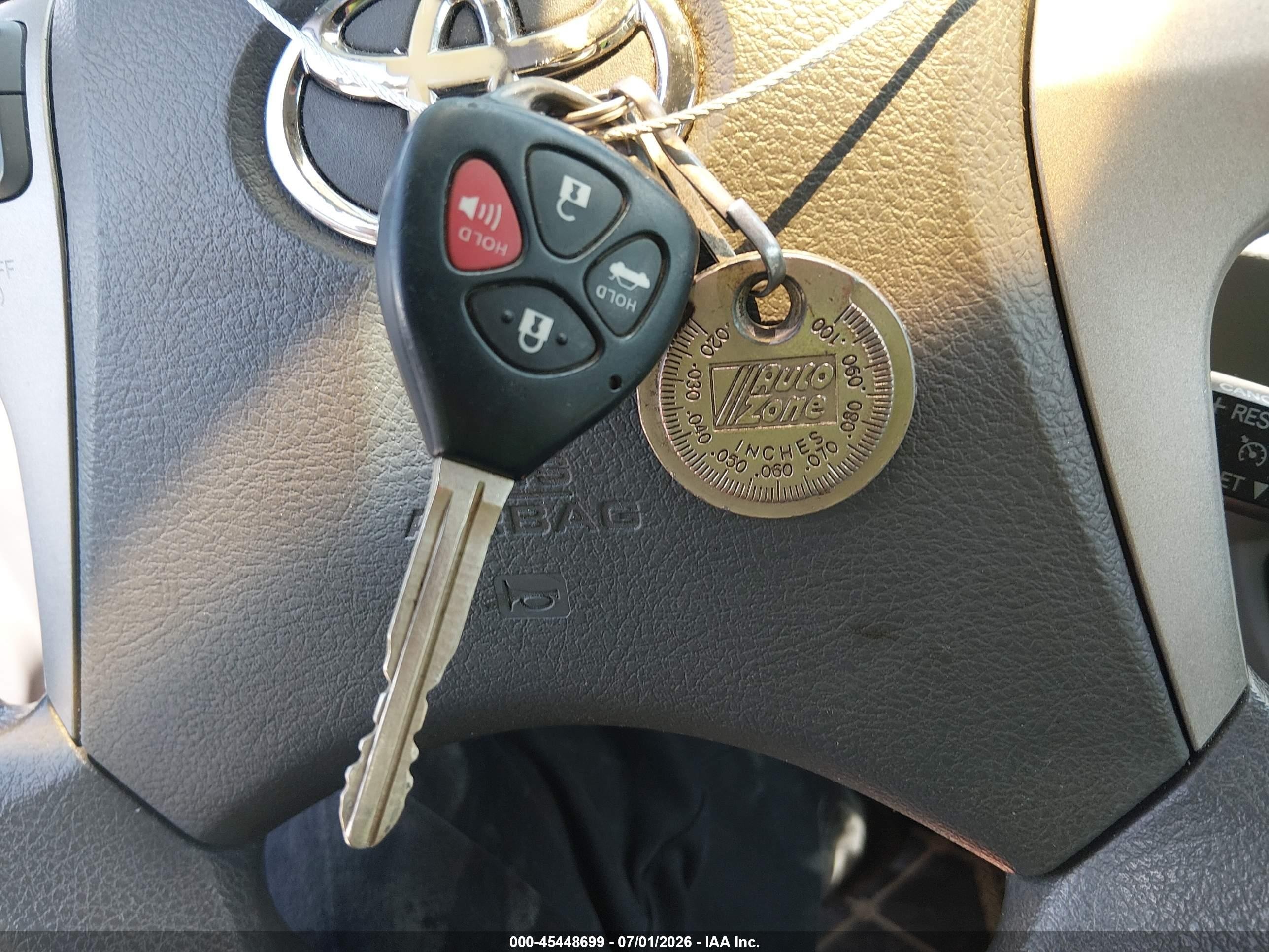 2007 Toyota Camry Le Red vin: 4T1BE46K57U014968
